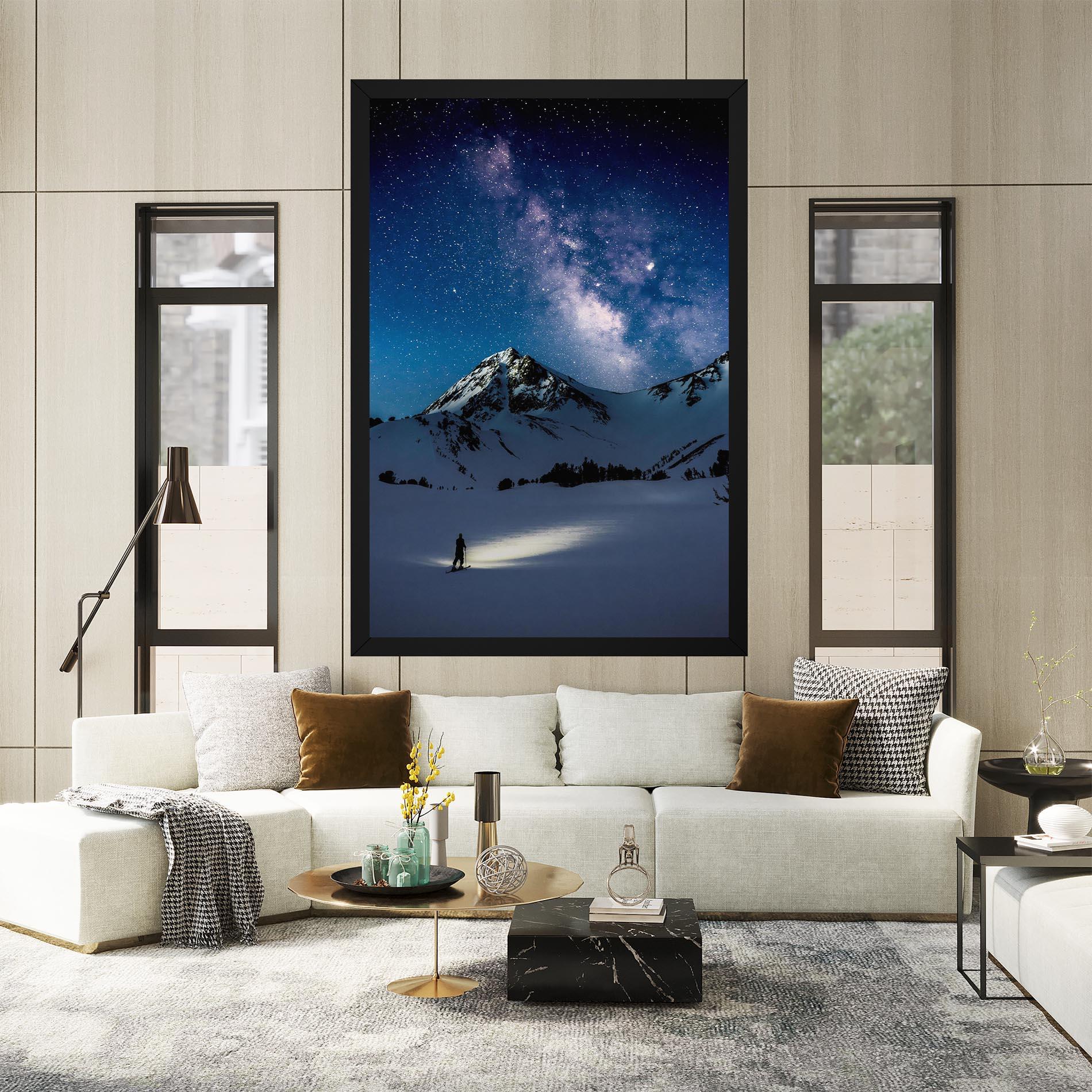 Vászonkép Pretty Sky Winter mockup 2