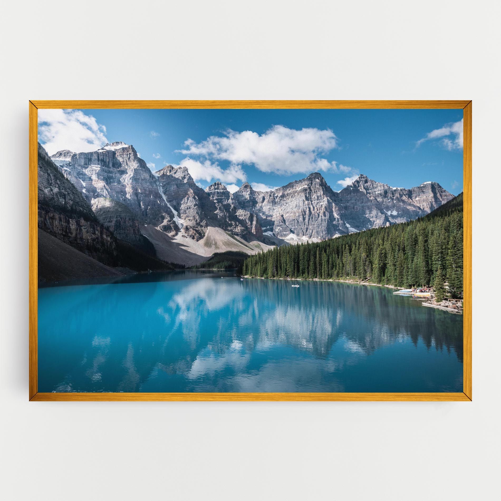 Beautiful Lake Canada mockup 0