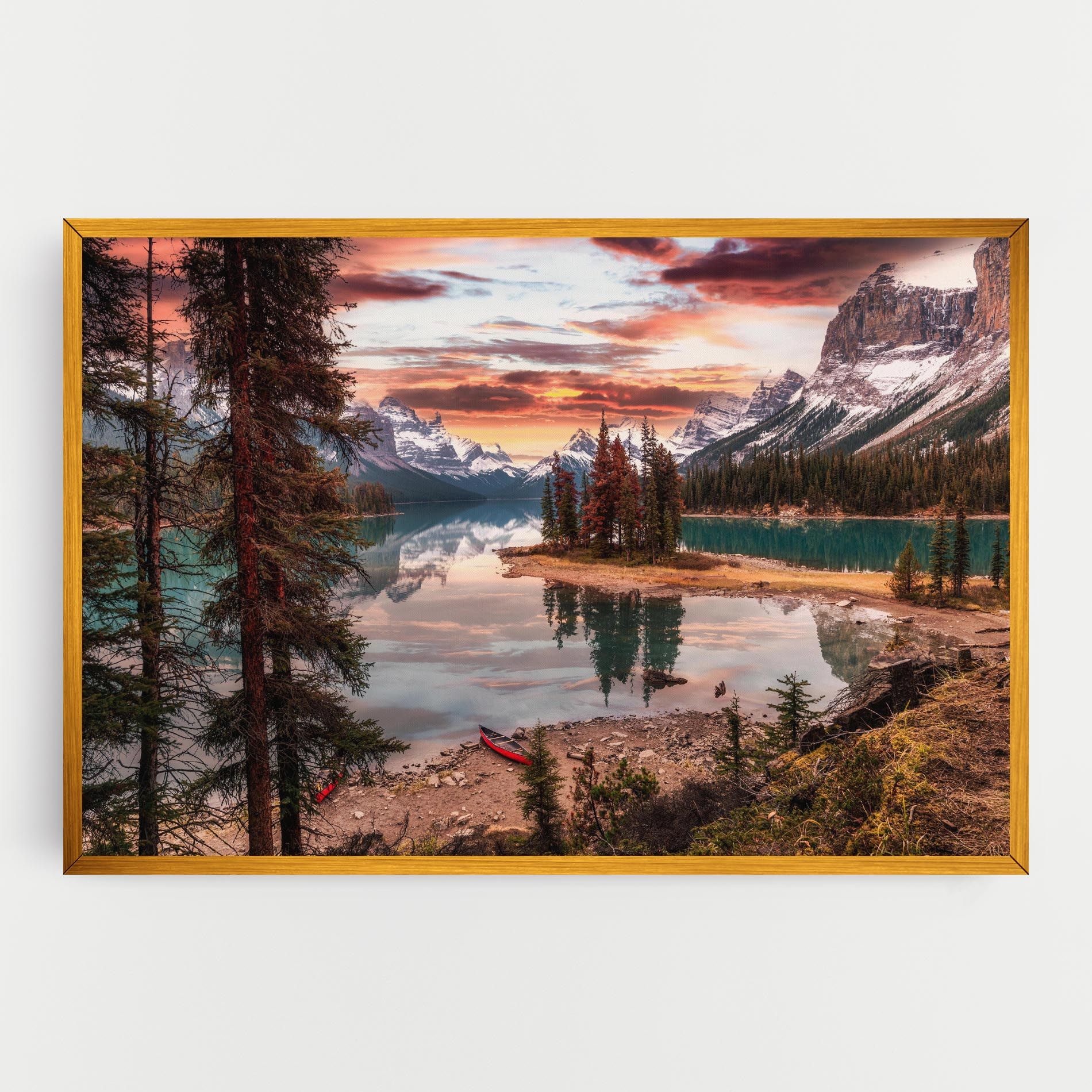 Sunset Lake View mockup 0
