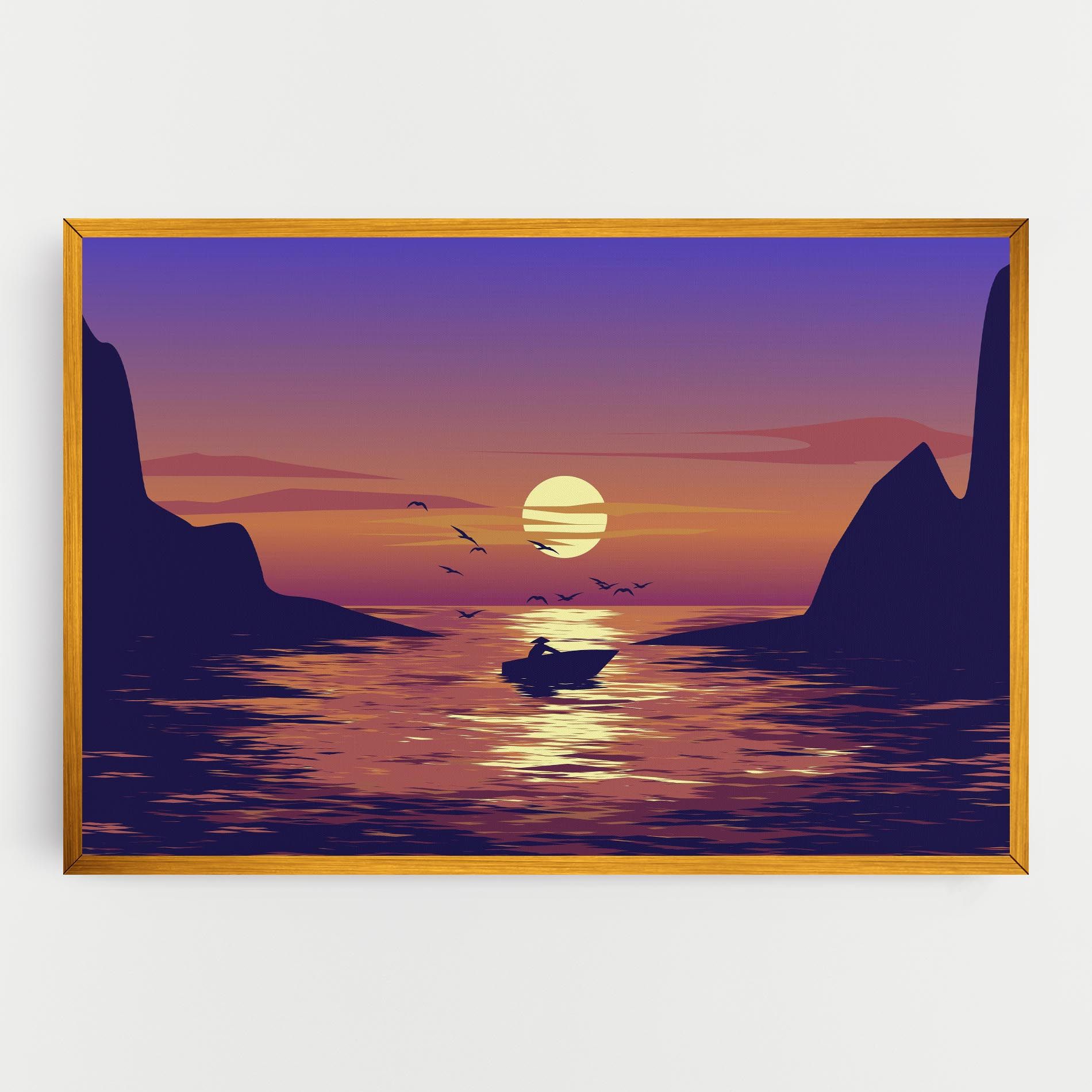 Sunset Scenery View mockup 0