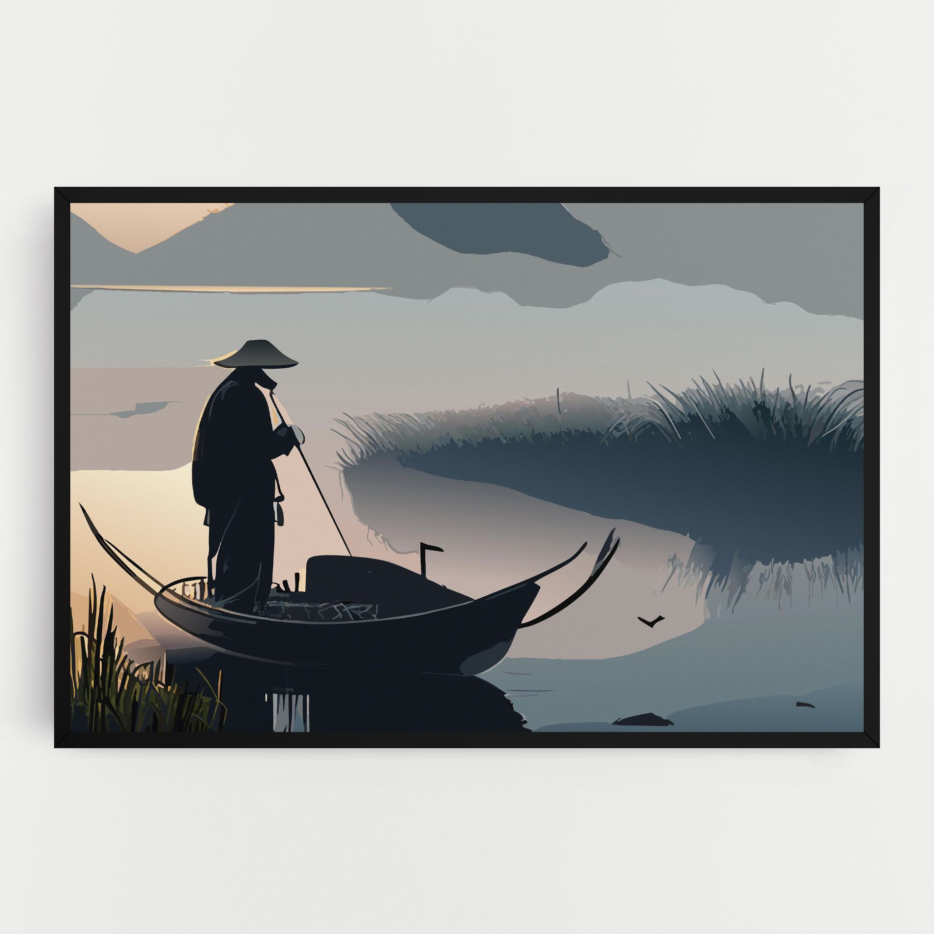 Japan Lake Man mockup 0