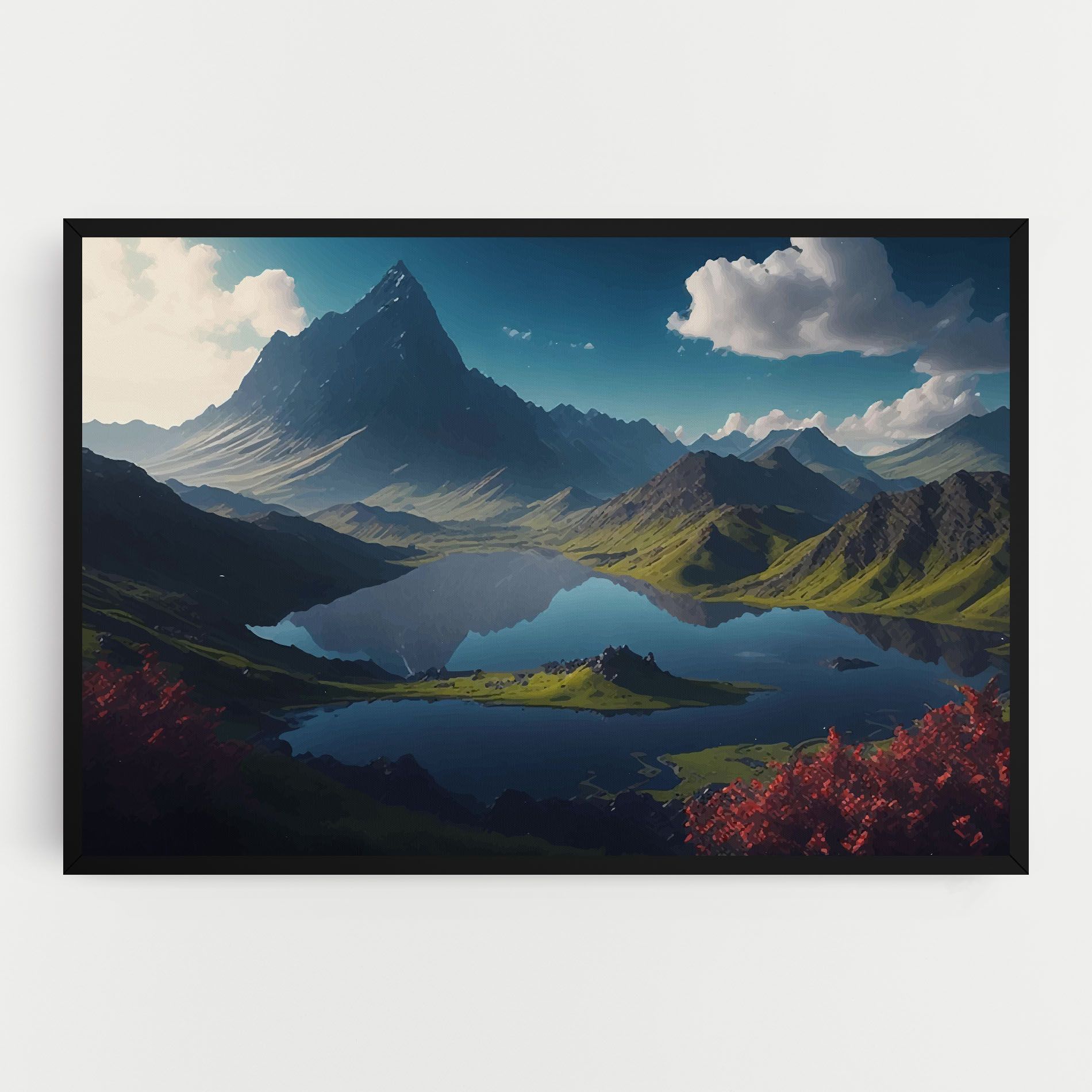 Red Flower Lake mockup 0