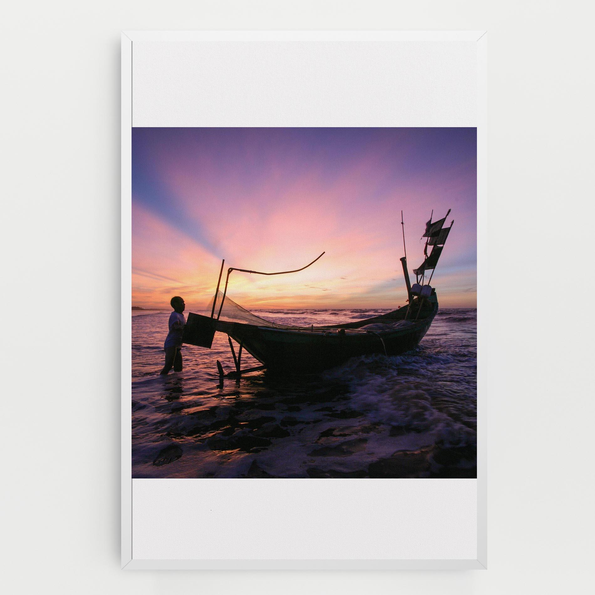 Vászonkép Sailor At Dawn mockup 0