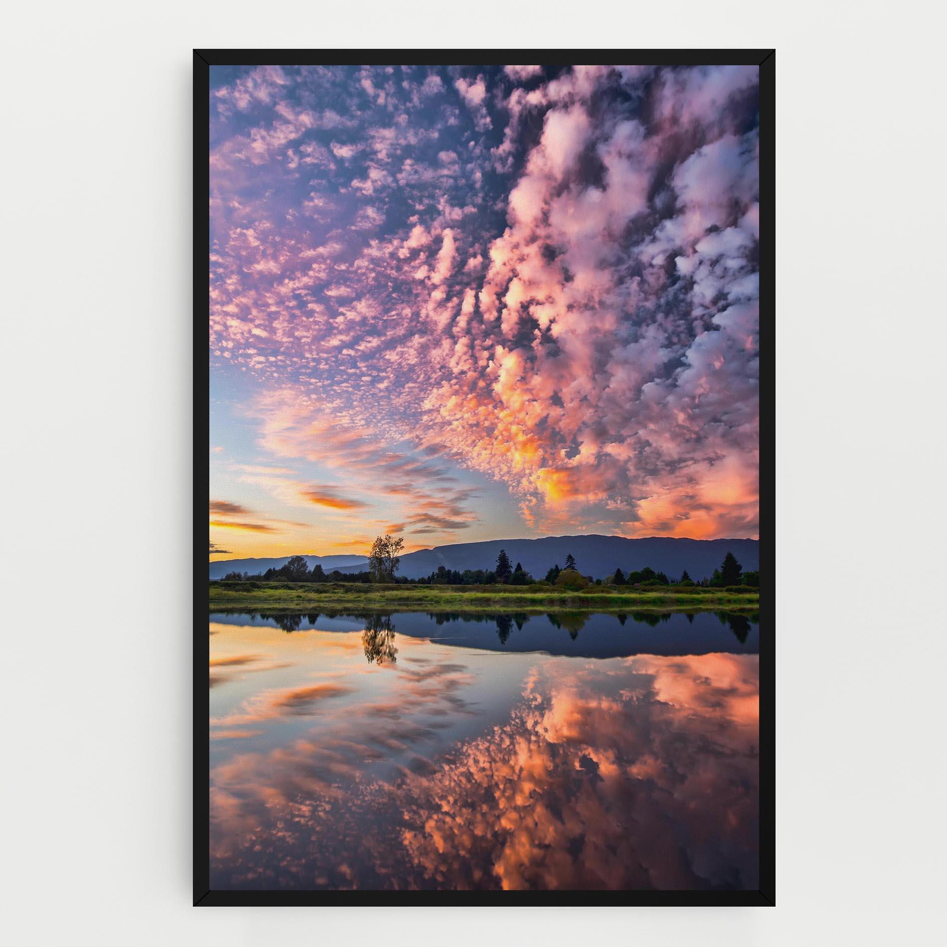 Vászonkép Beautiful Sky mockup 0