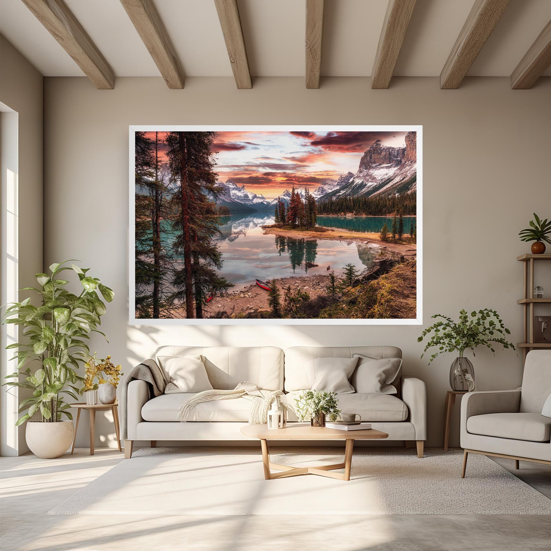 Sunset Lake View mockup 6