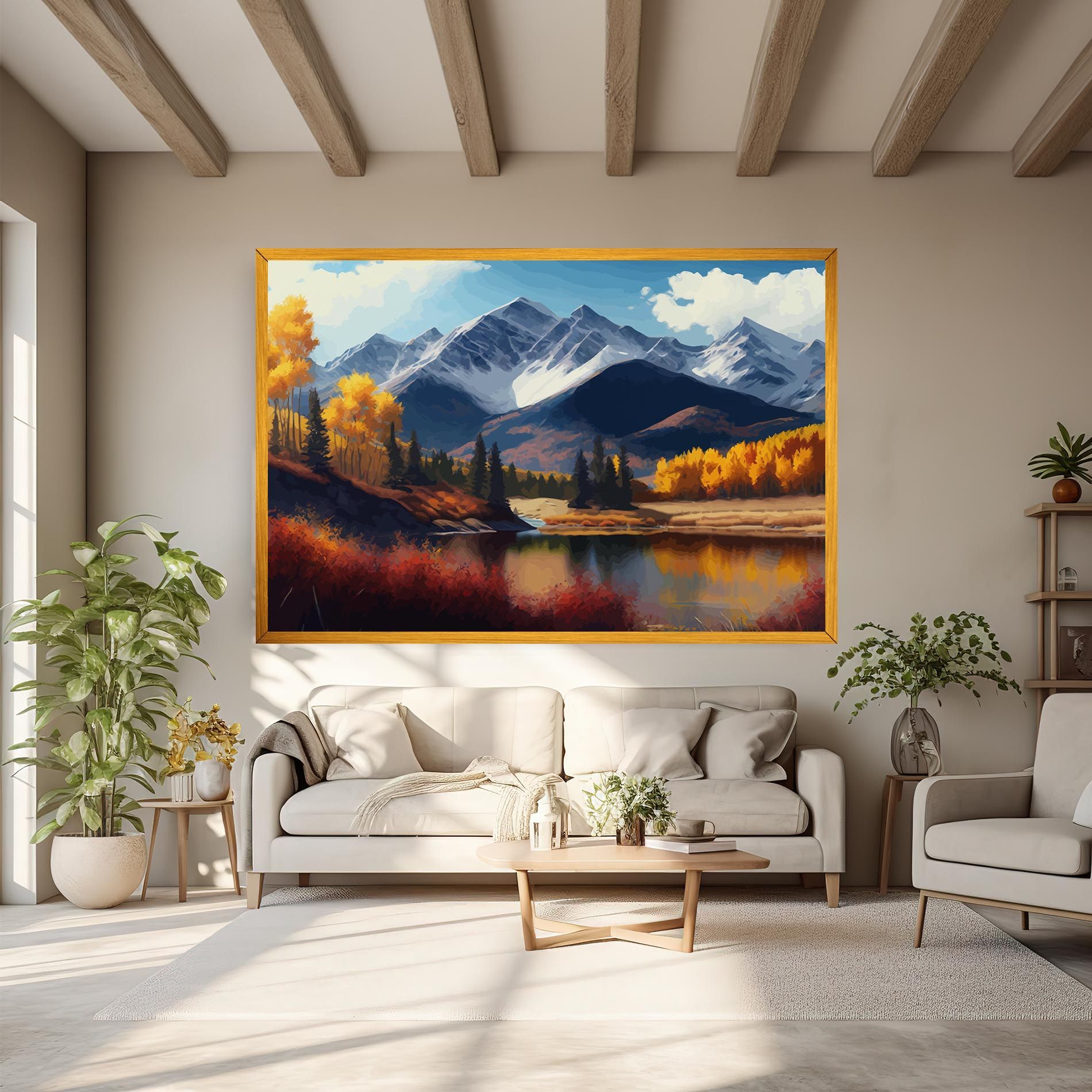 Lake Autumn View mockup 6