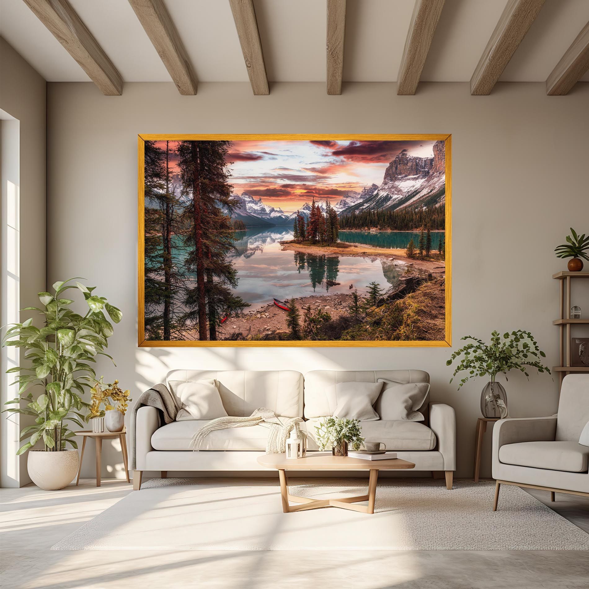 Sunset Lake View mockup 6