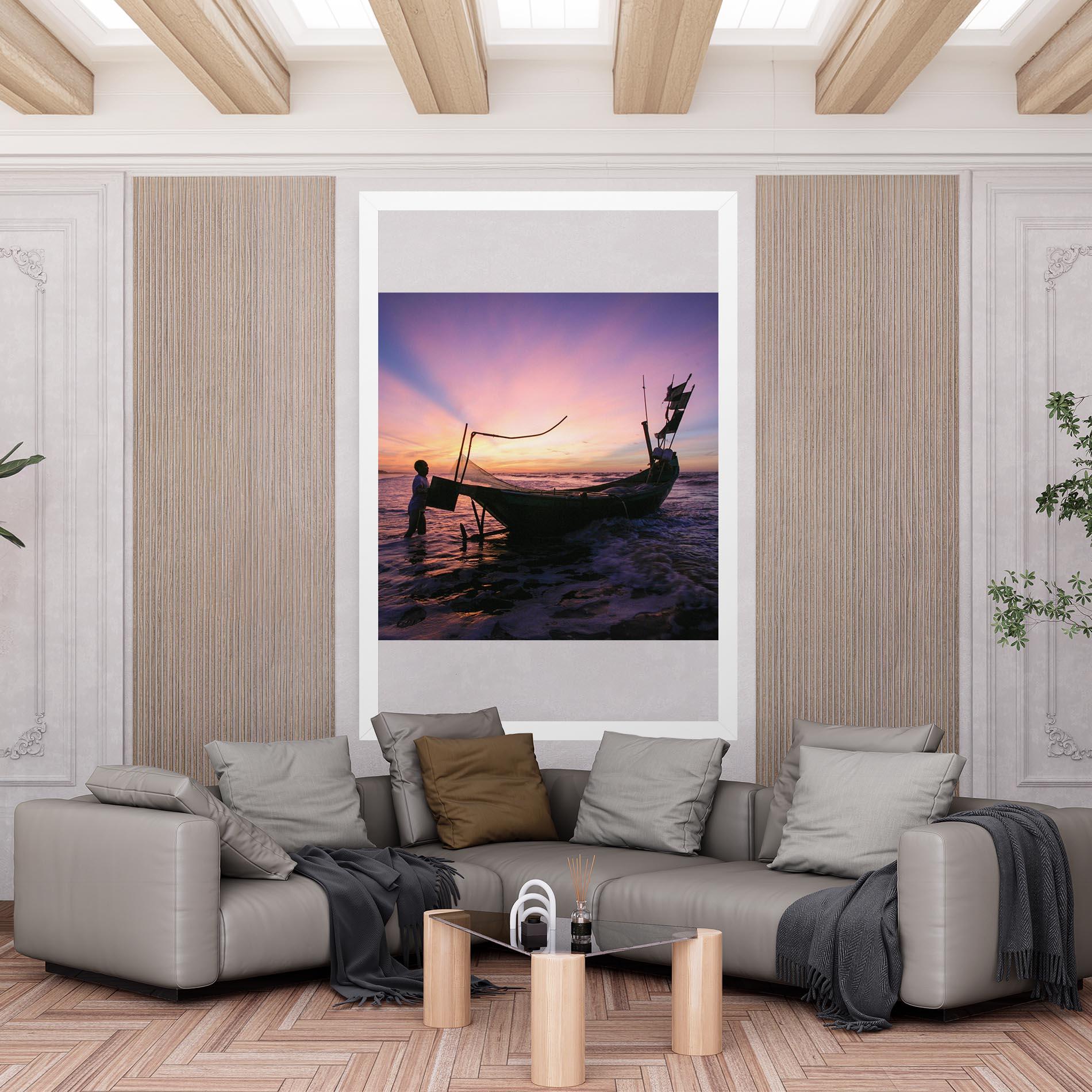 Vászonkép Sailor At Dawn mockup 6