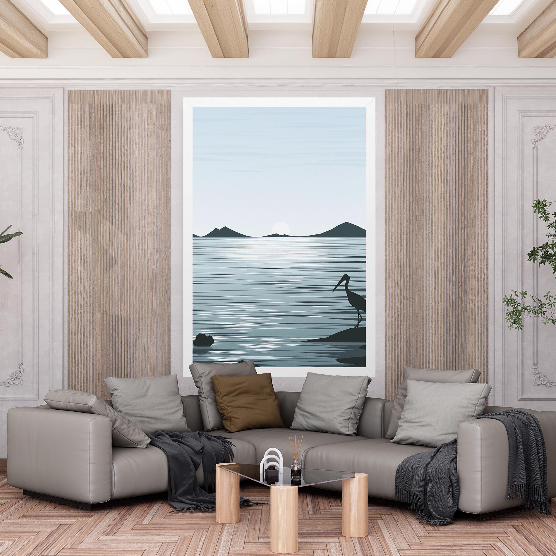 Vászonkép Sparkling_lake_view mockup 6