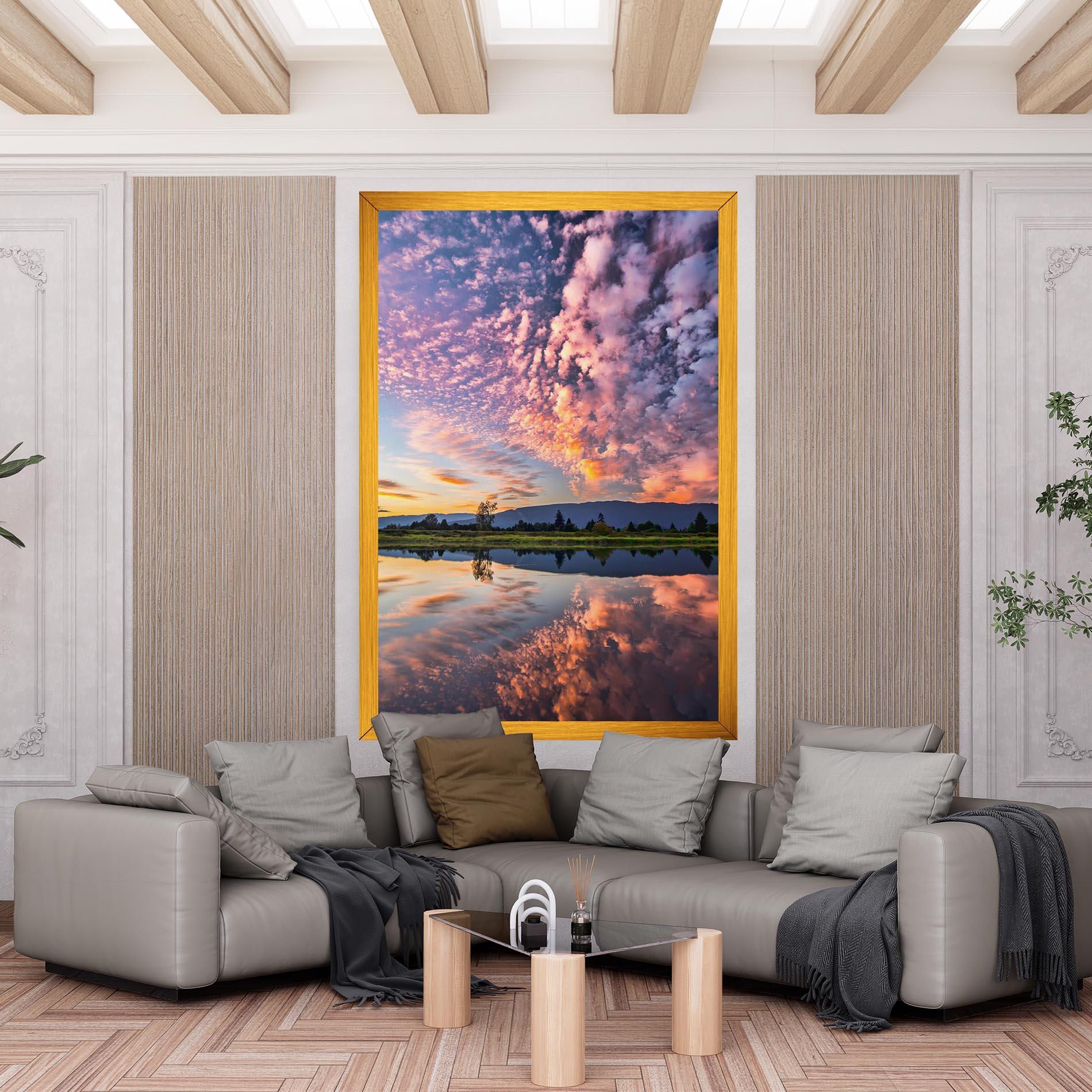 Vászonkép Beautiful Sky mockup 6