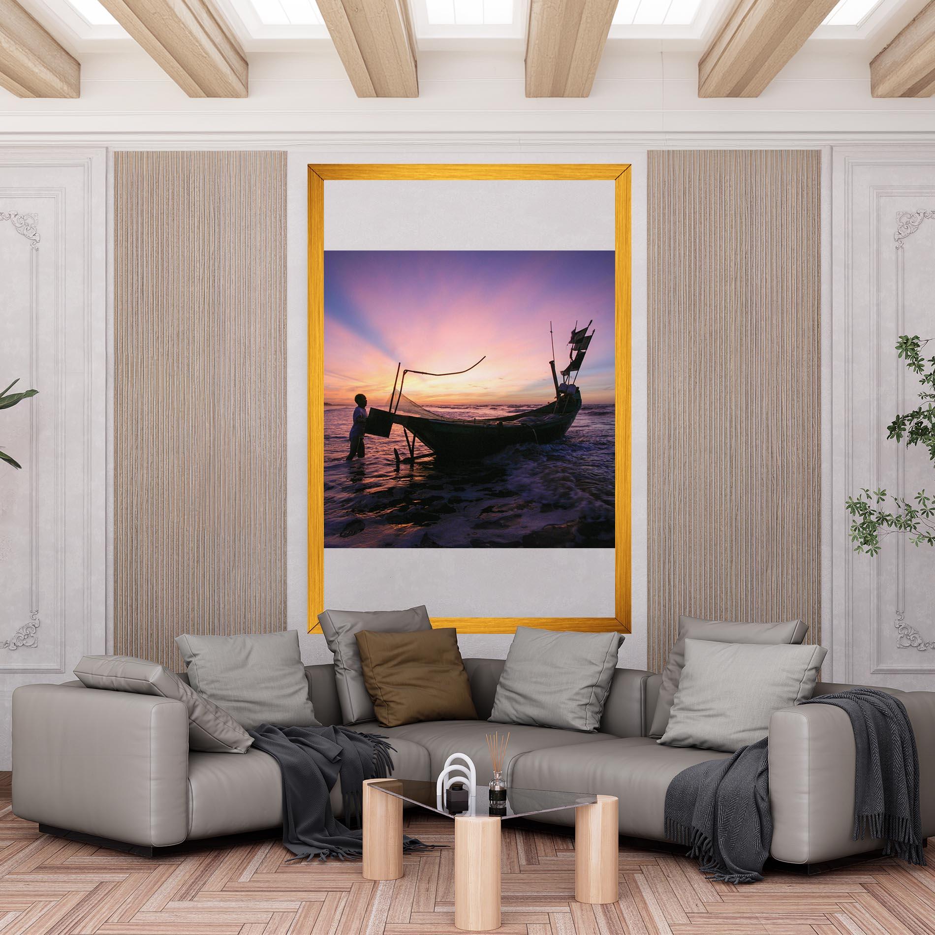 Vászonkép Sailor At Dawn mockup 6