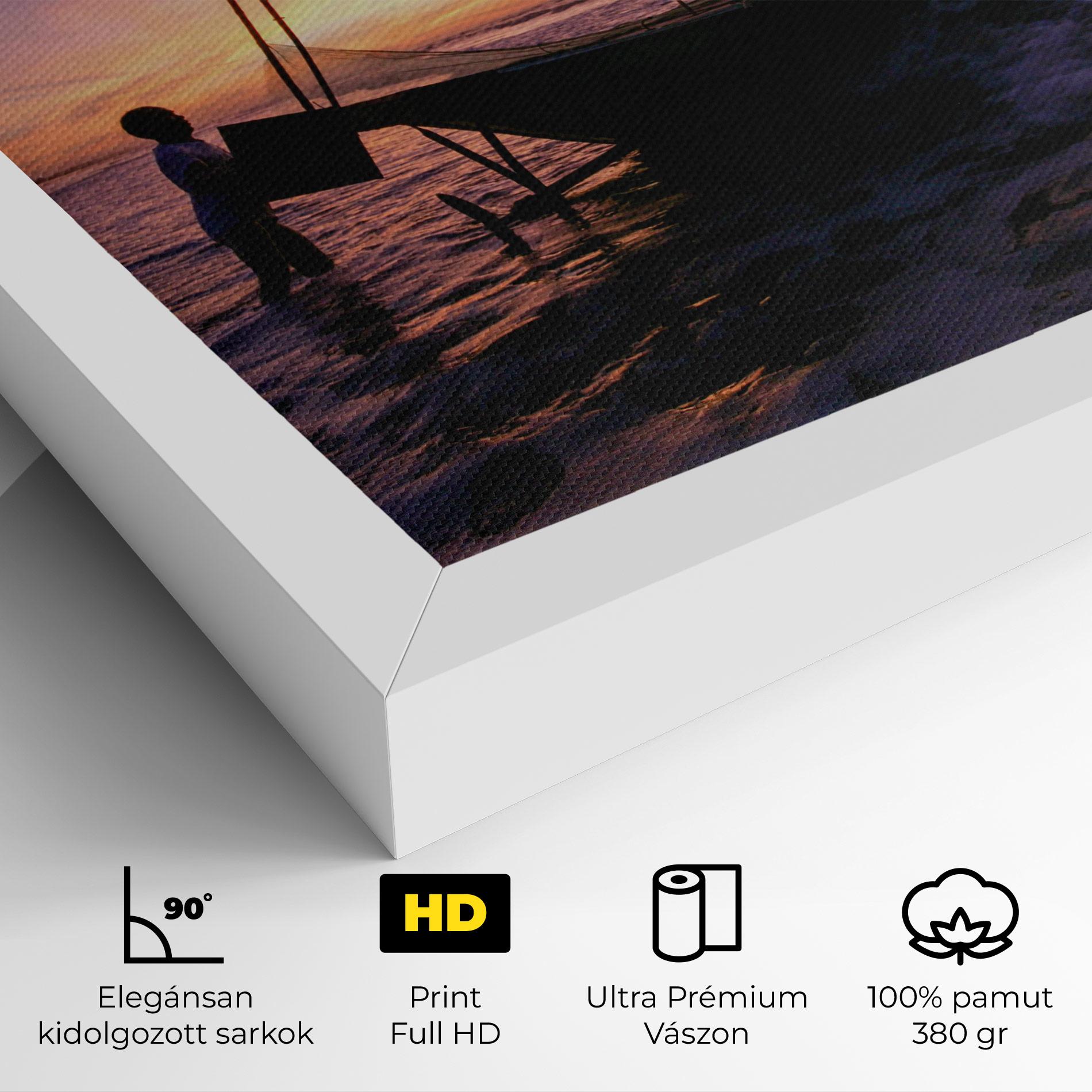 Vászonkép Sailor At Dawn mockup 4