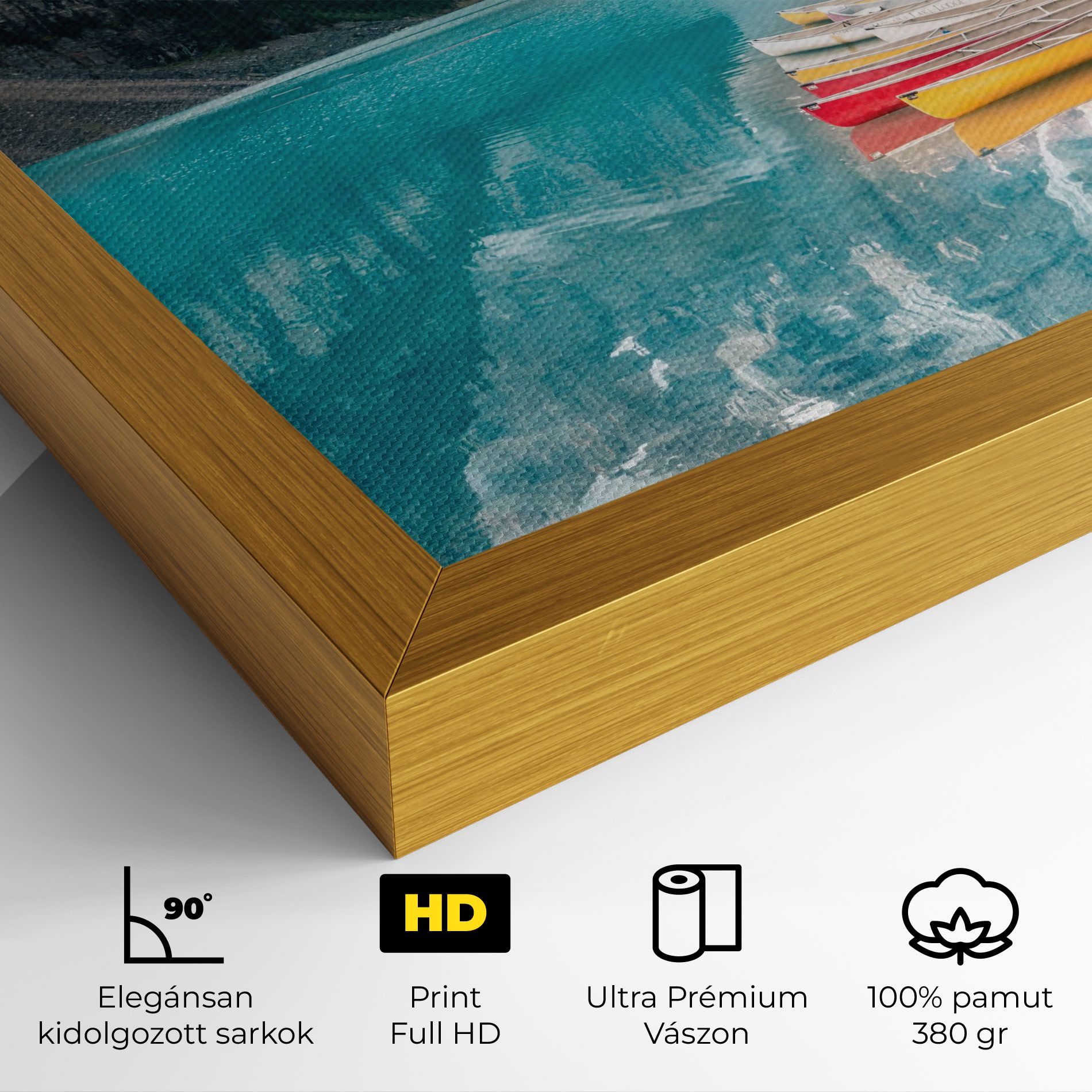 Beautiful Moraine Lake mockup 4