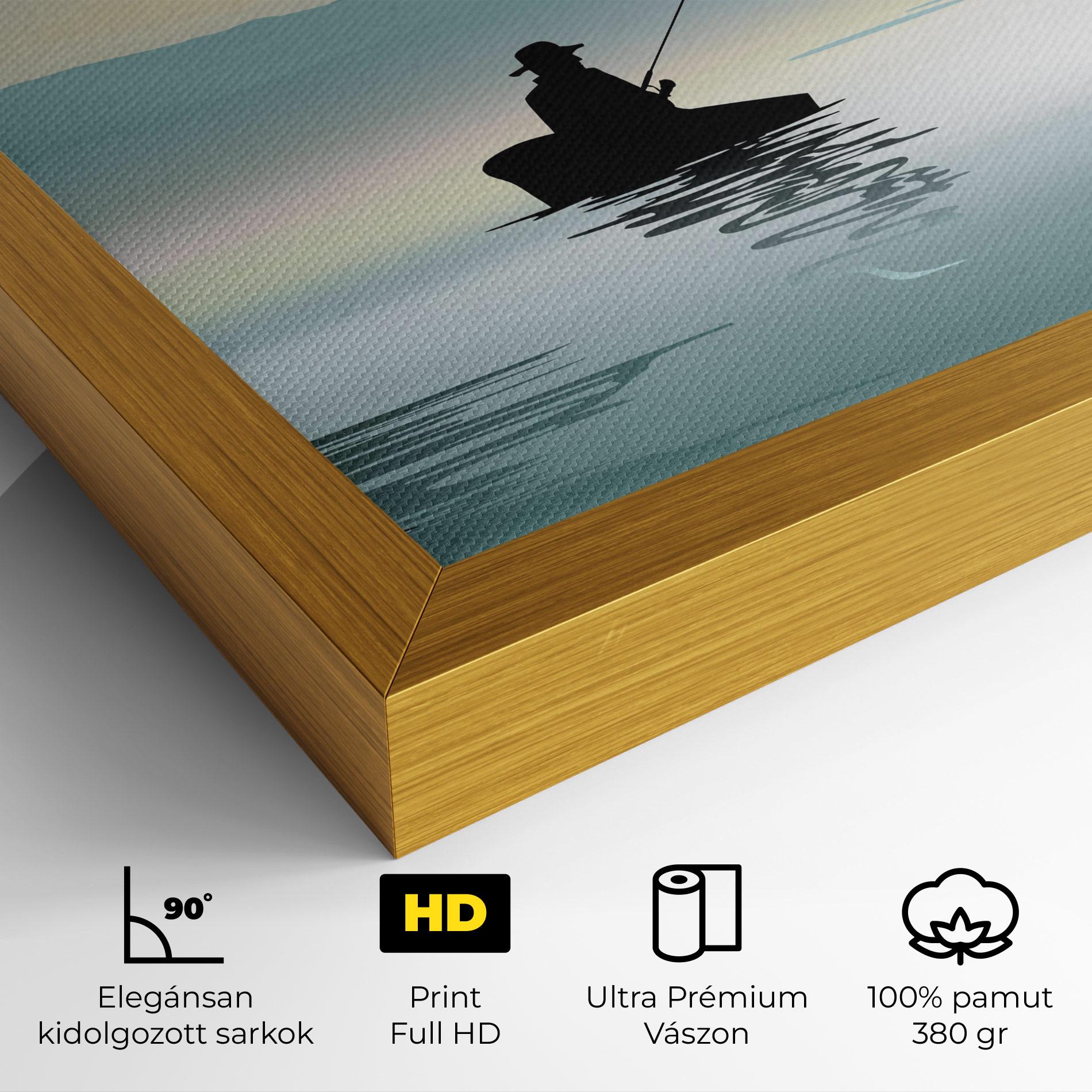 Vászonkép Fishman Lake View mockup 4