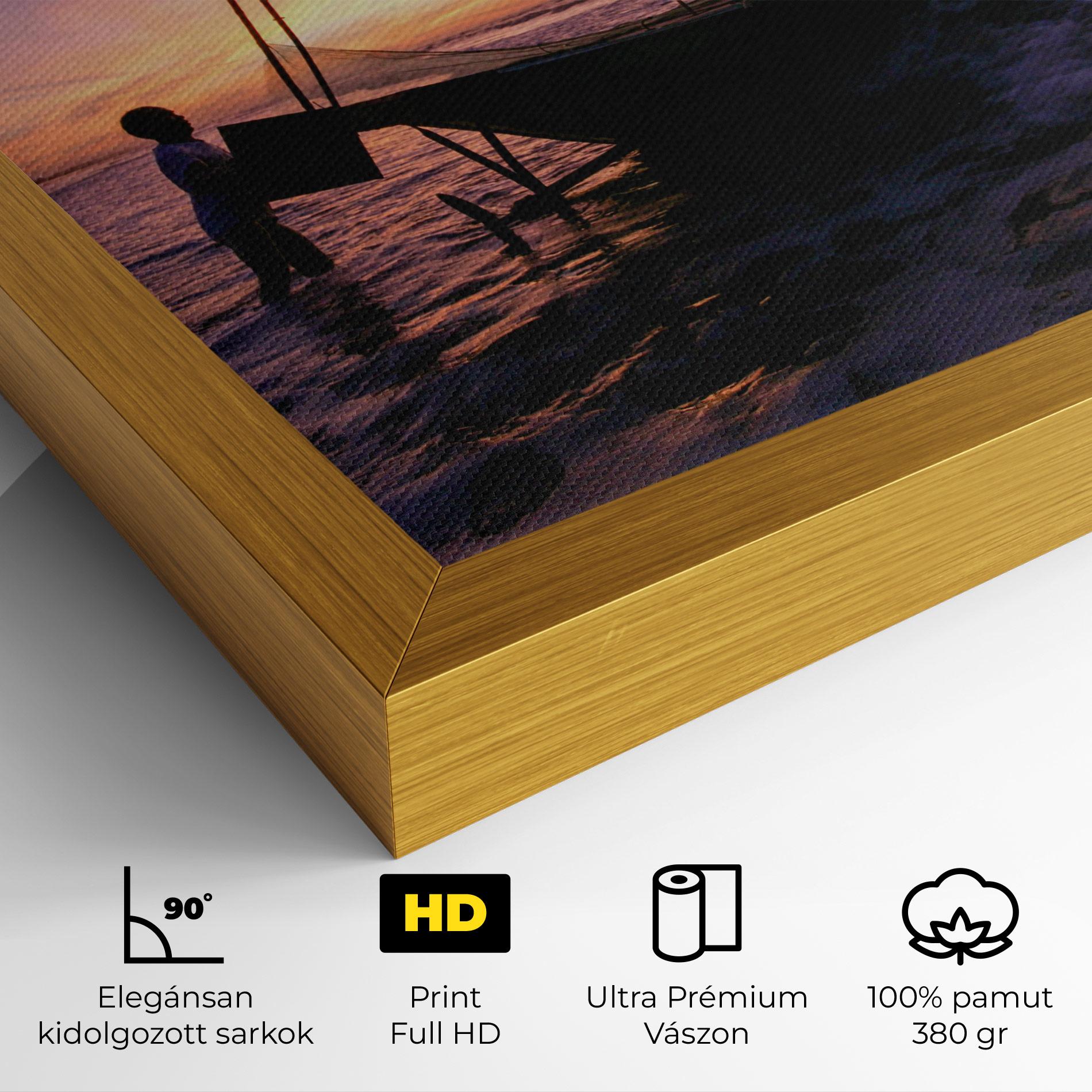 Vászonkép Sailor At Dawn mockup 4