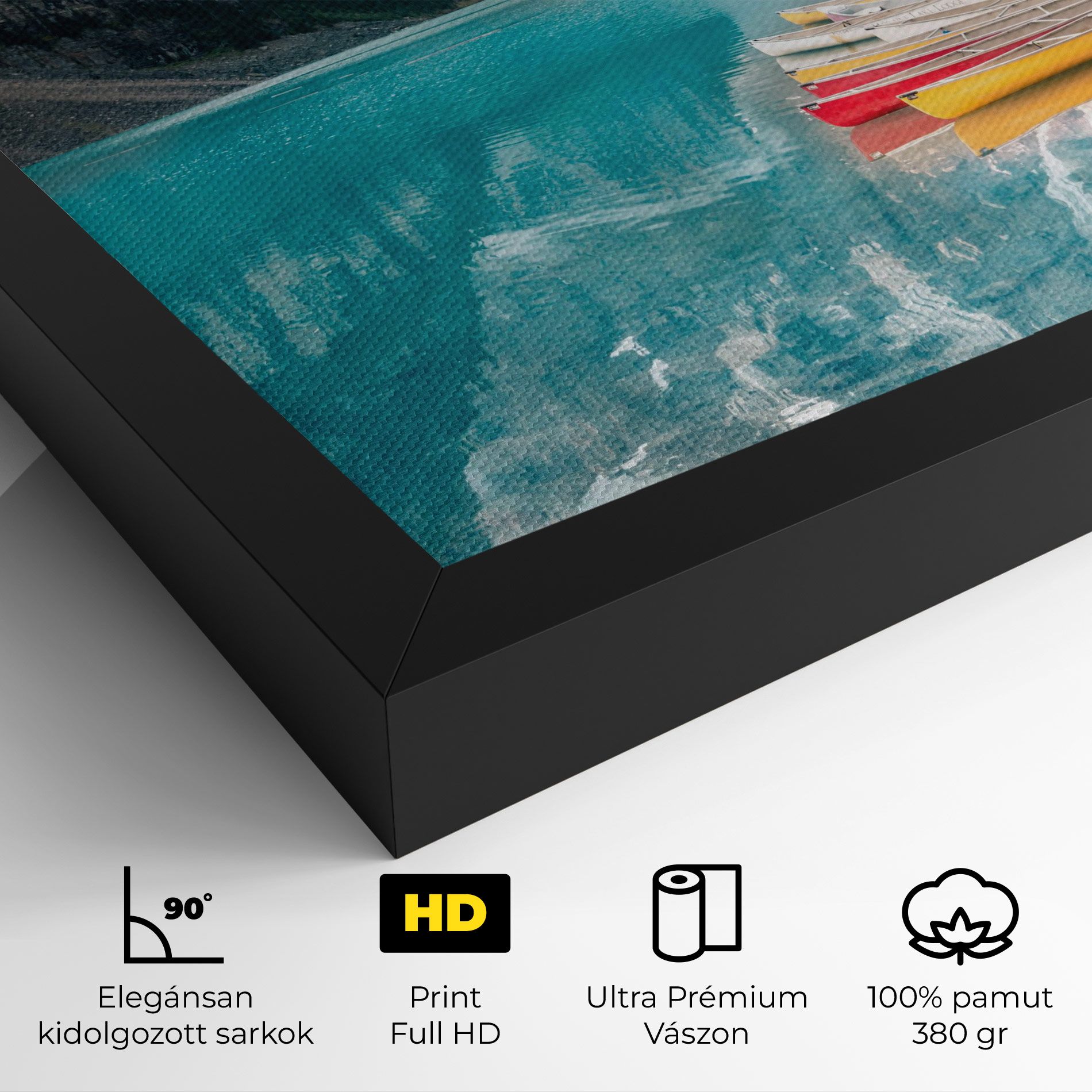 Beautiful Moraine Lake mockup 4