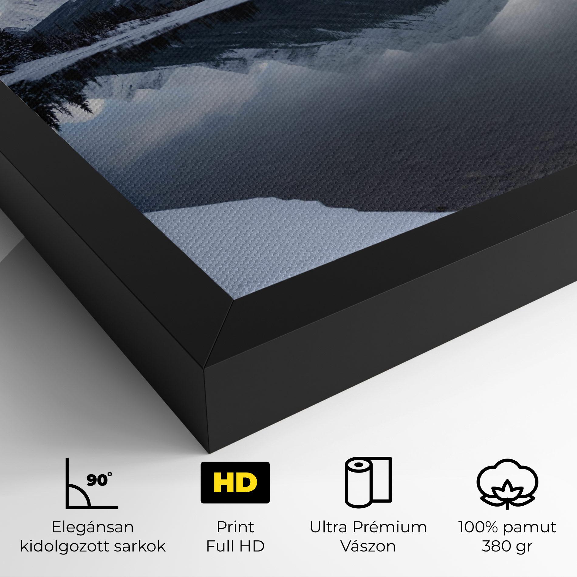 Vászonkép Grey Lake mockup 4