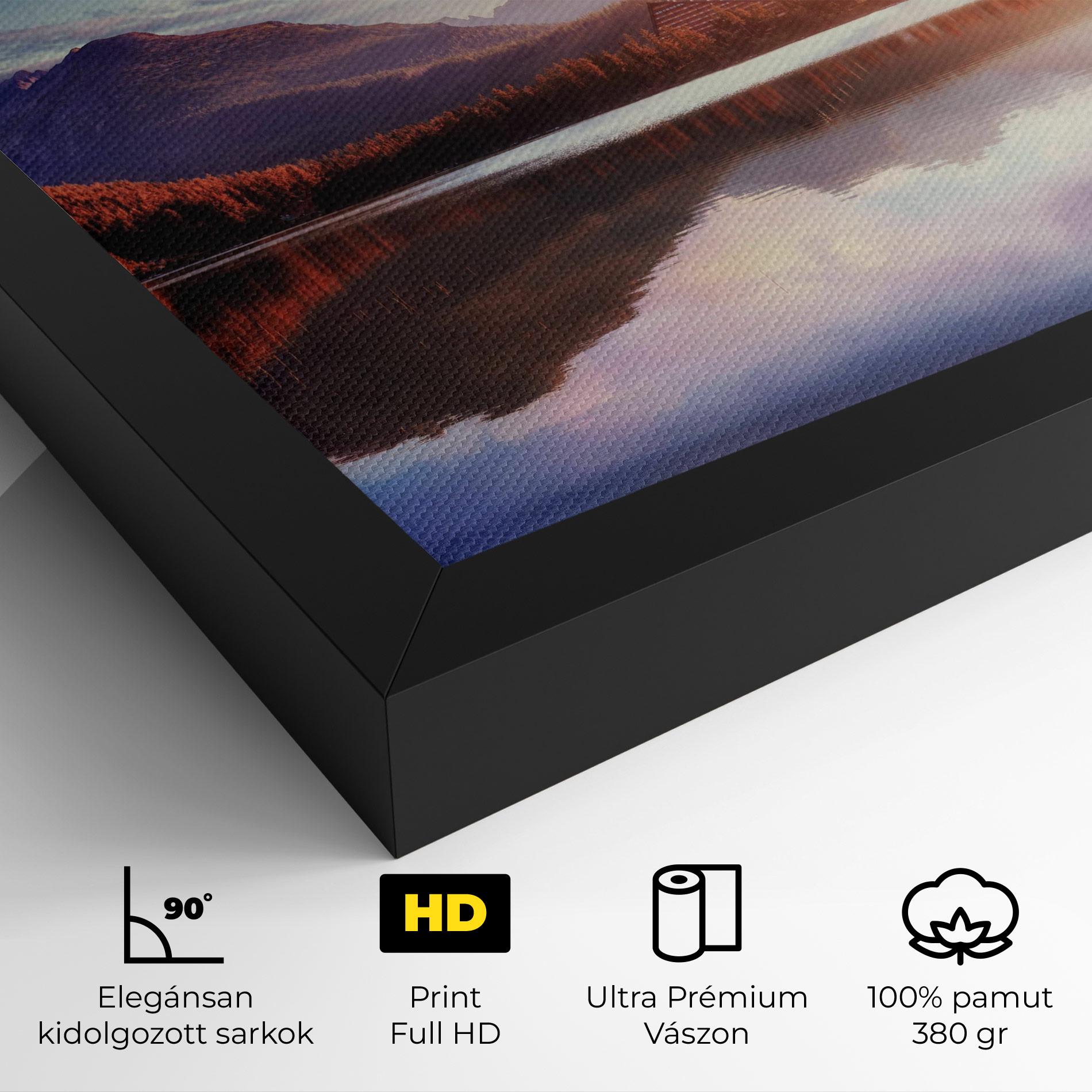 Vászonkép Orange Lake Light mockup 4