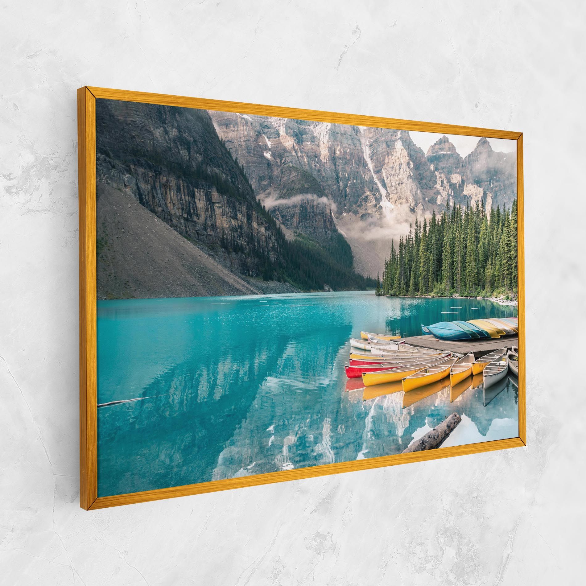 Beautiful Moraine Lake mockup 1