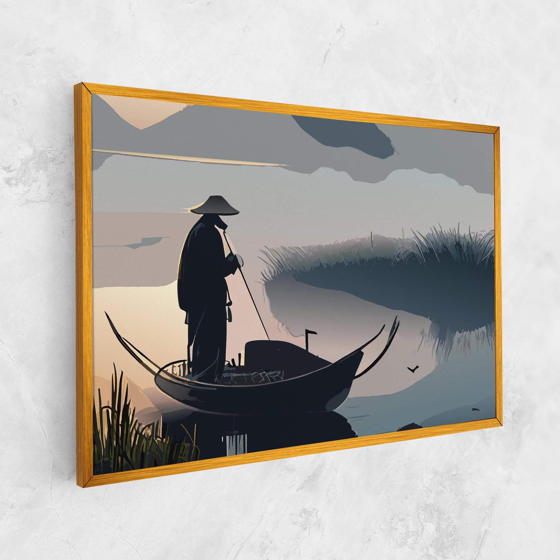 Japan Lake Man mockup 1