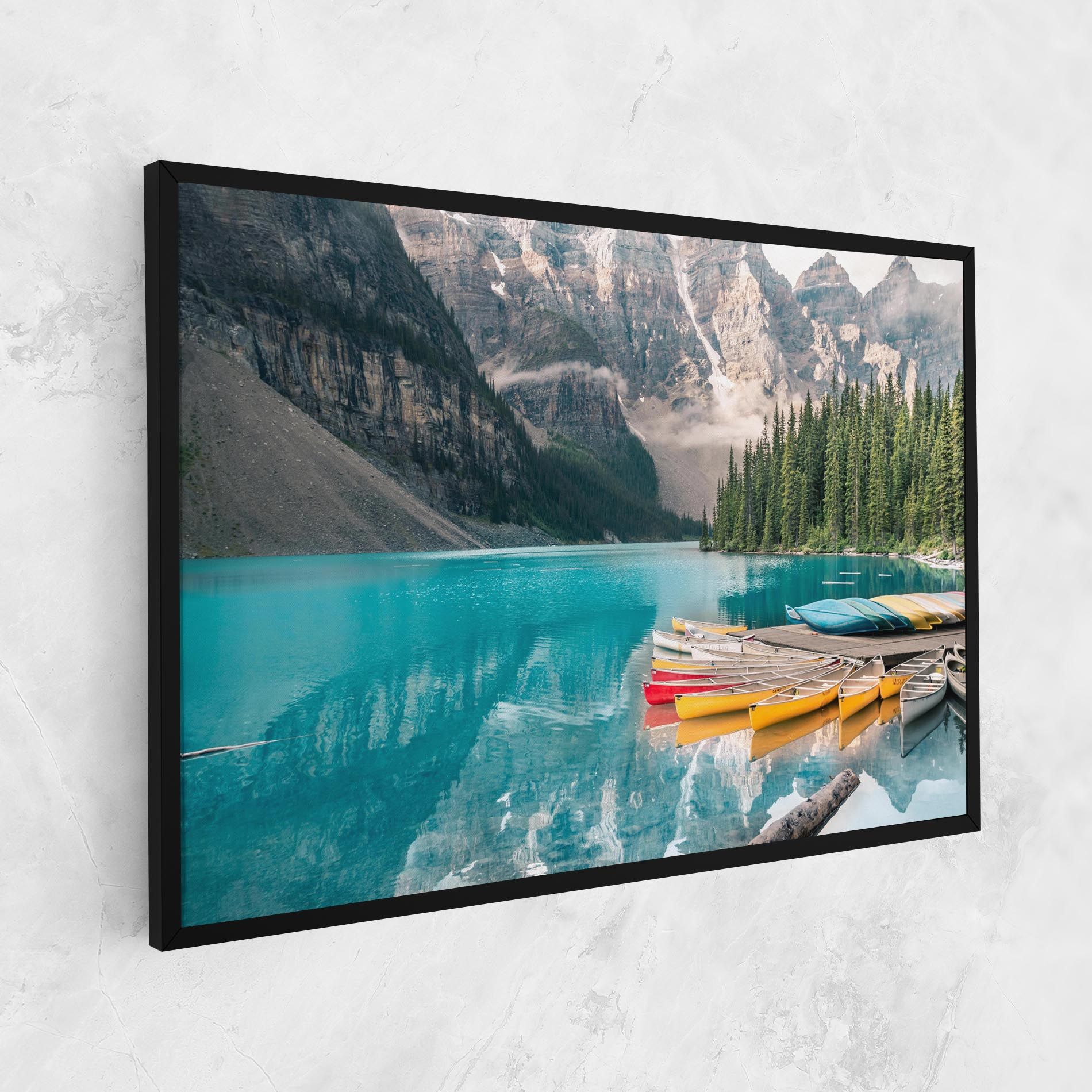 Beautiful Moraine Lake mockup 1