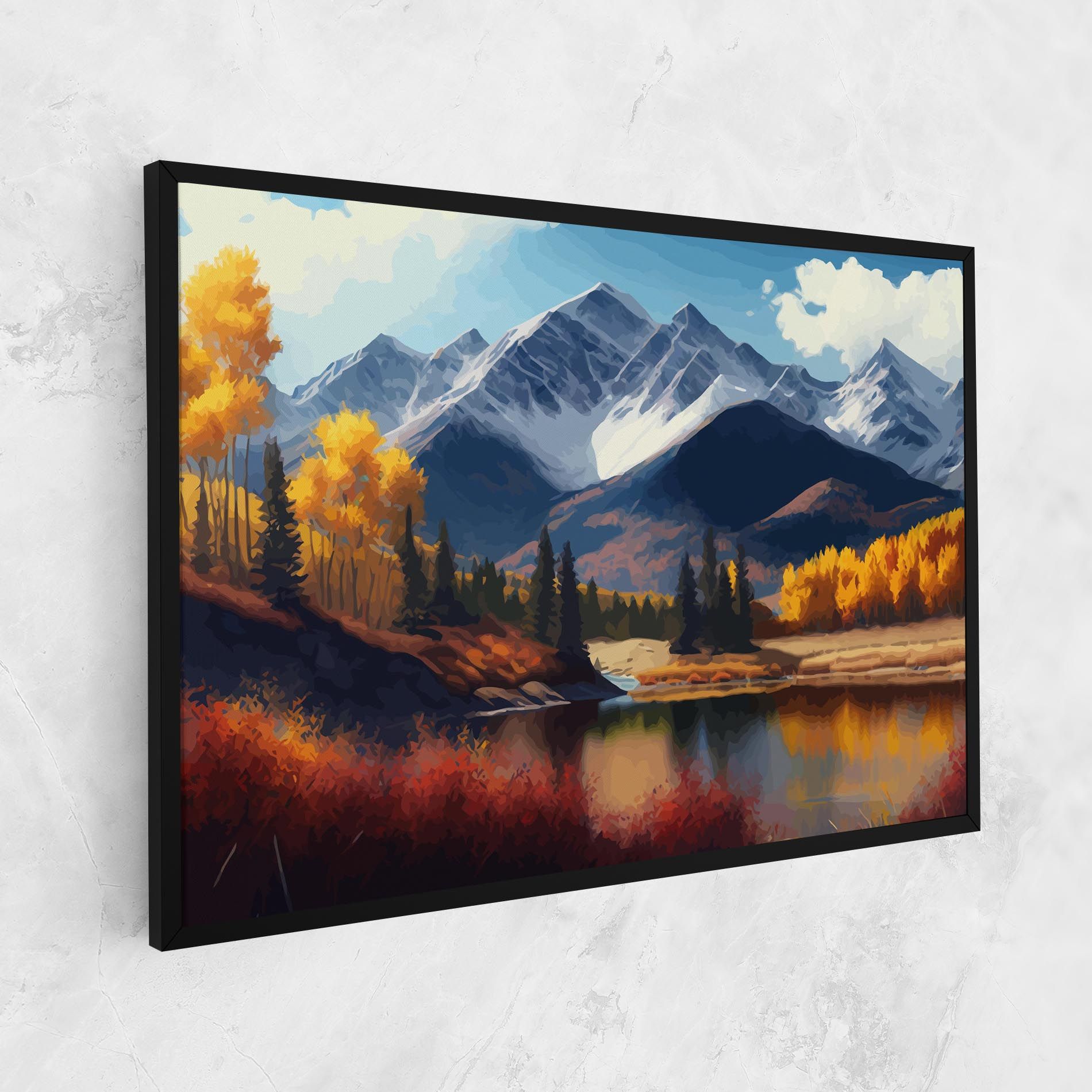 Lake Autumn View mockup 1