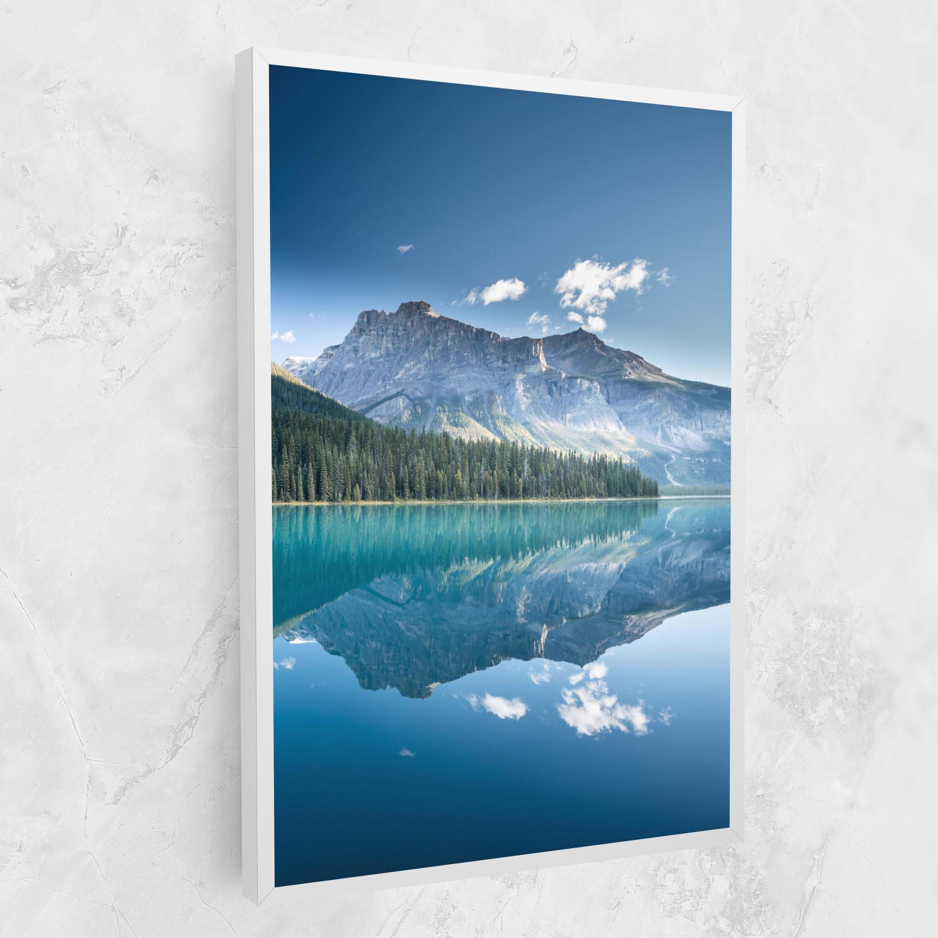 Vászonkép Blue Mountain Lake mockup 1