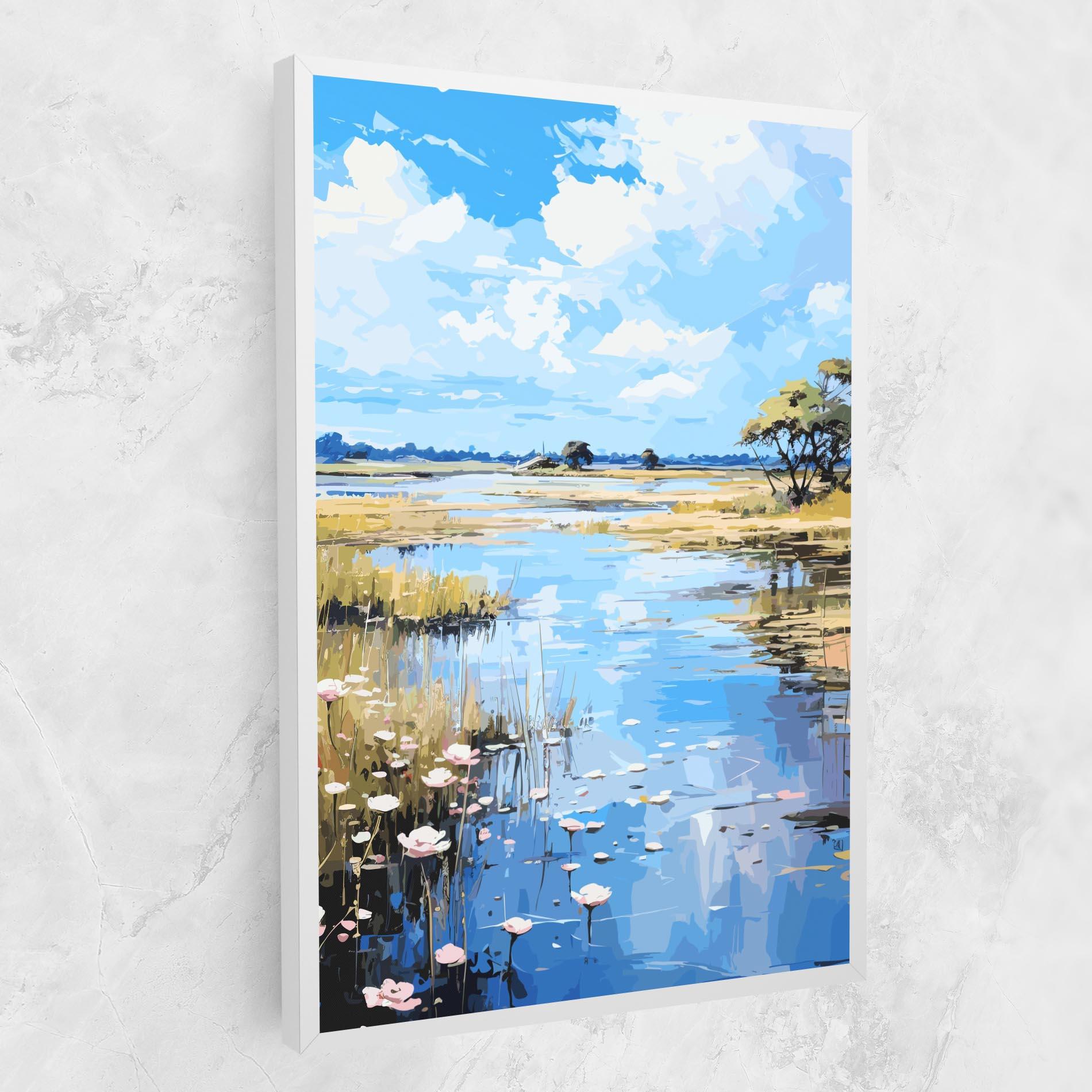 Vászonkép Riverside Flowers mockup 1