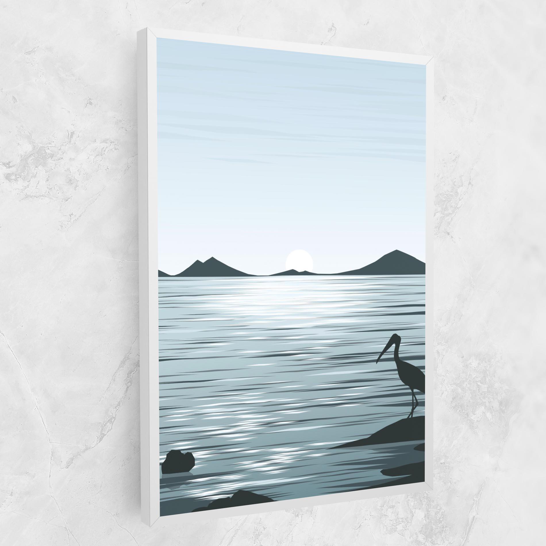 Vászonkép Sparkling_lake_view mockup 1