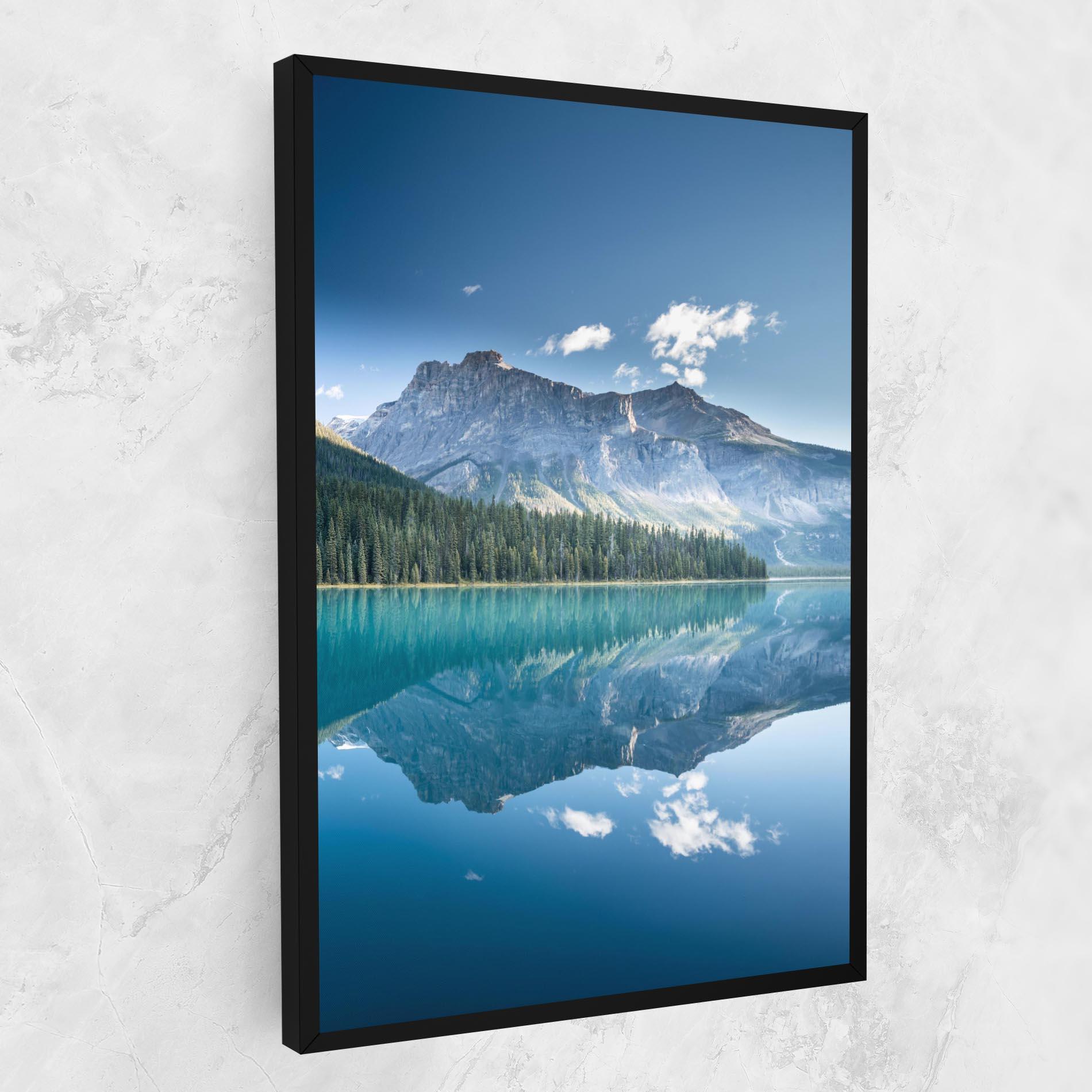 Vászonkép Blue Mountain Lake mockup 1