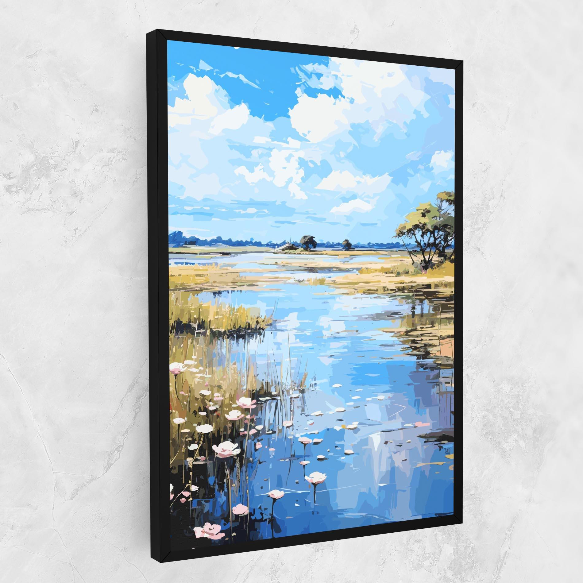 Vászonkép Riverside Flowers mockup 1