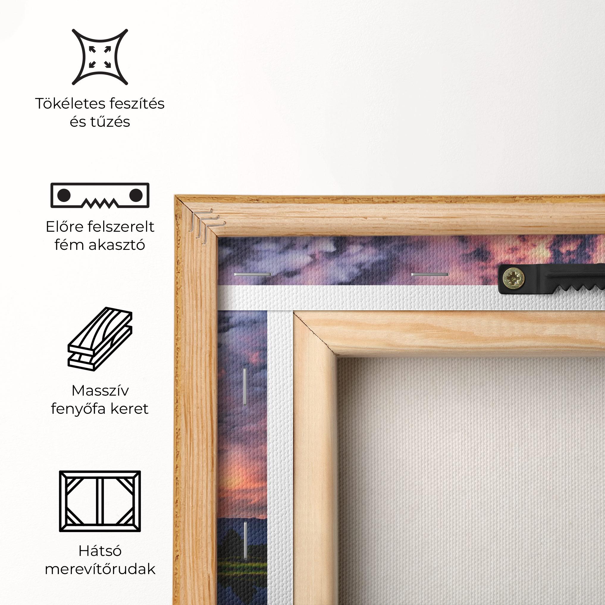 Vászonkép Beautiful Sky mockup 5