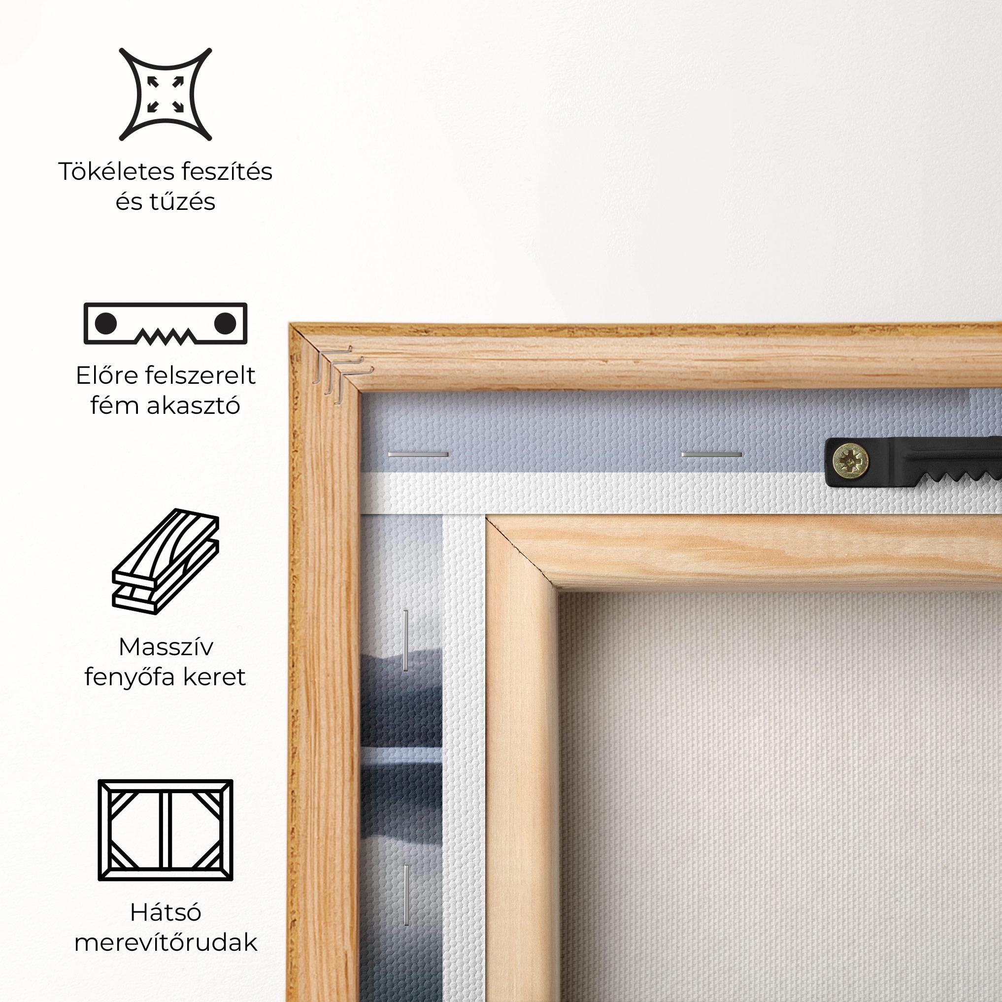 Vászonkép Grey Lake mockup 5