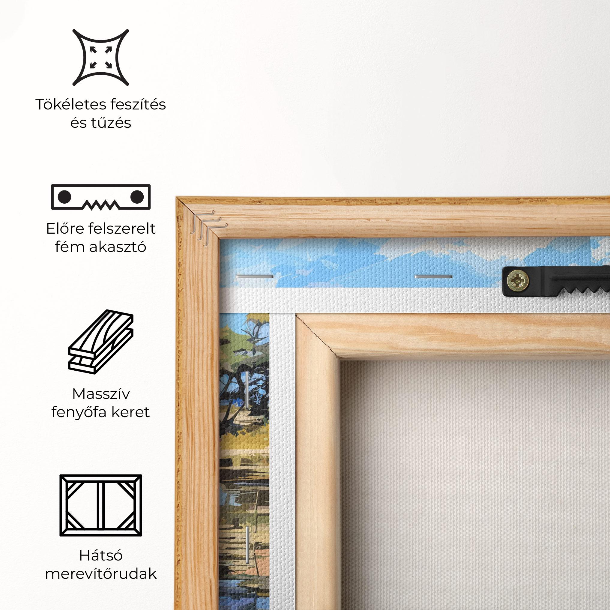 Vászonkép Riverside Flowers mockup 5