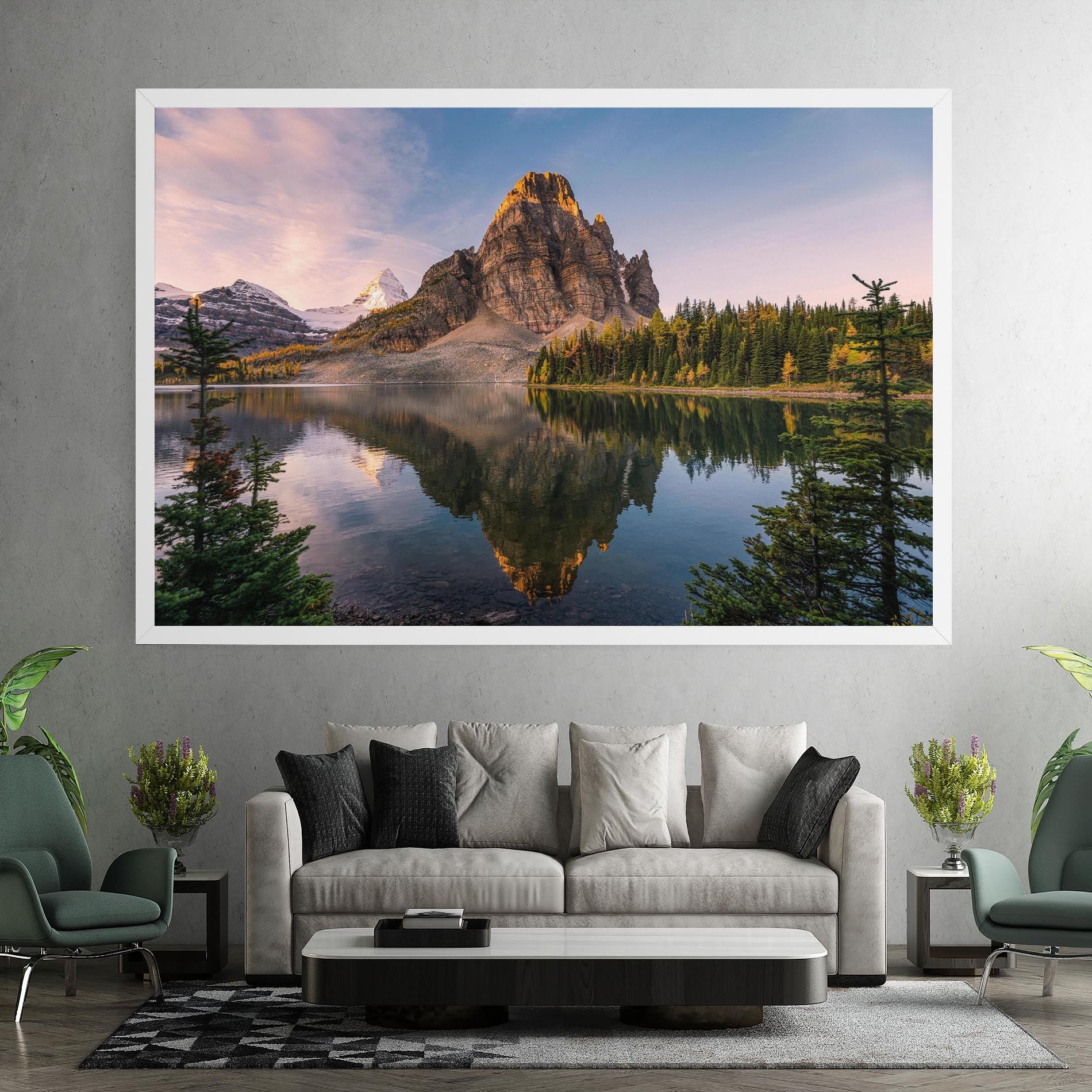 Mountain Sunrise Lake mockup 7