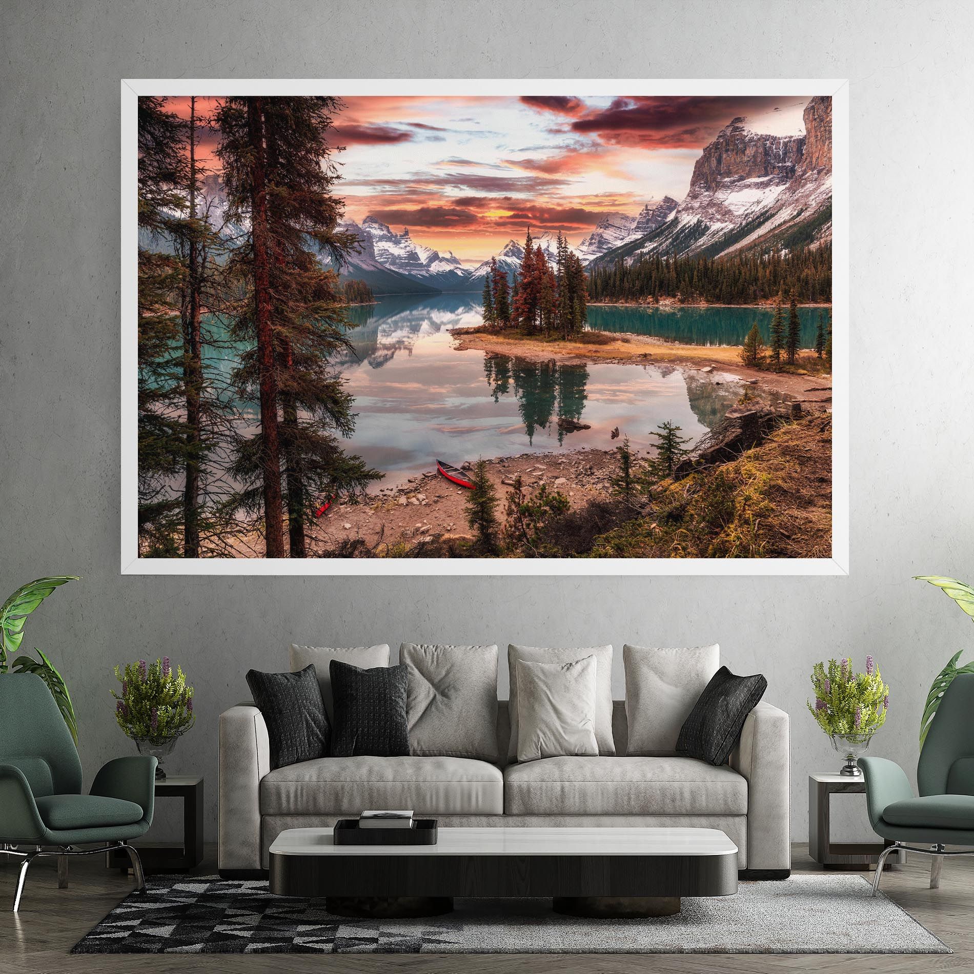 Sunset Lake View mockup 7