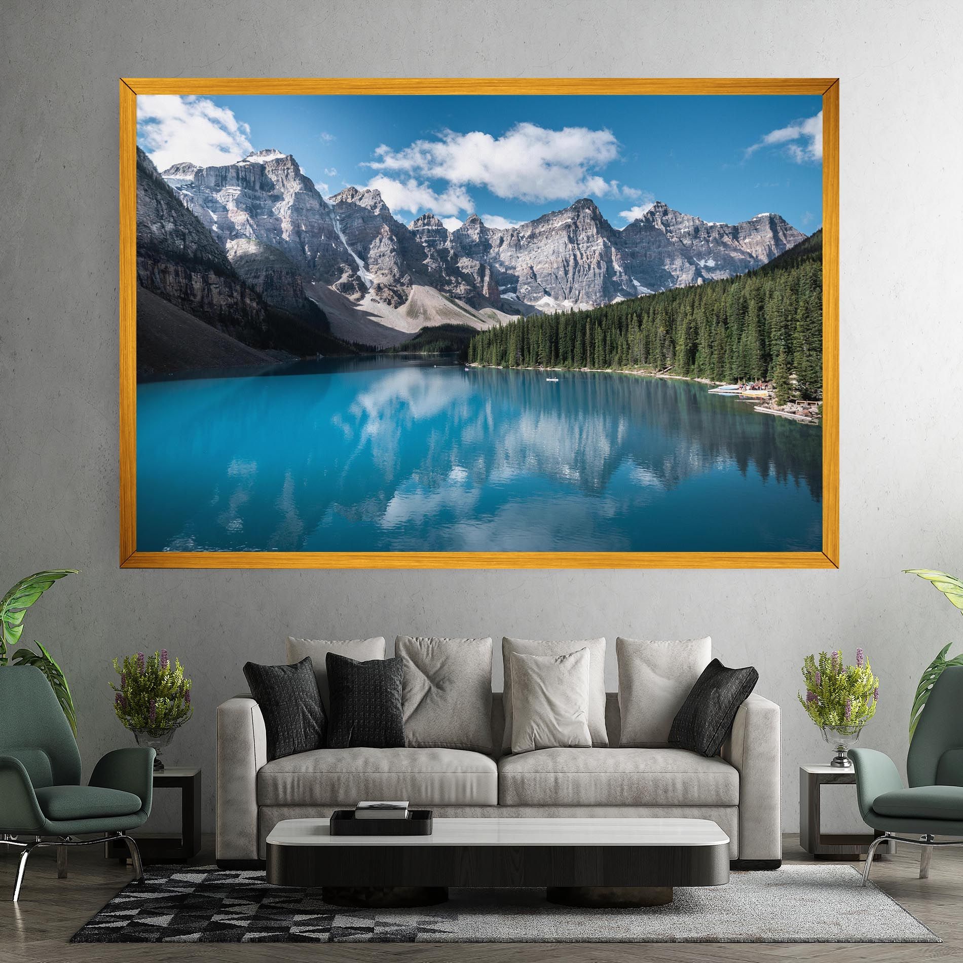 Beautiful Lake Canada mockup 7