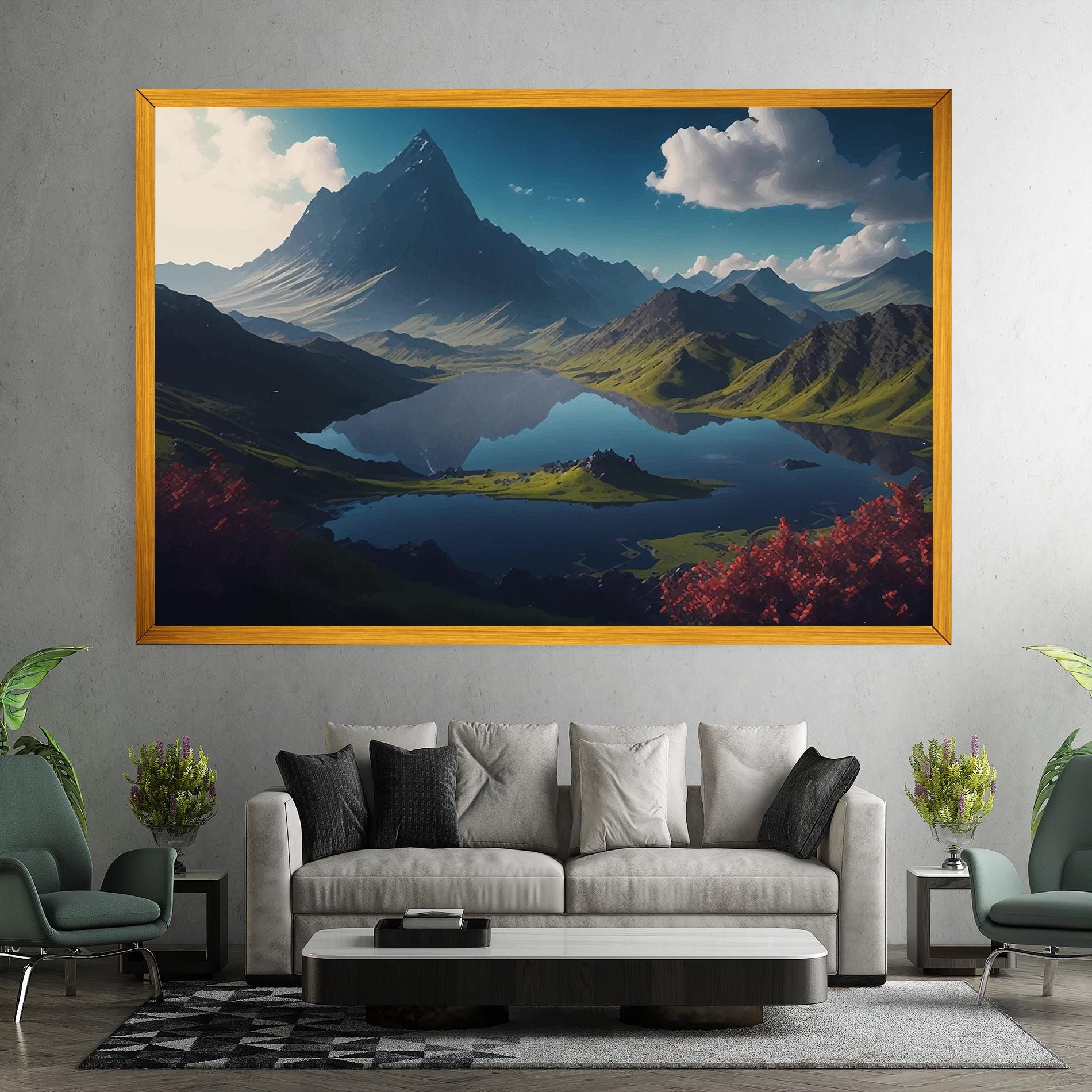 Red Flower Lake mockup 7