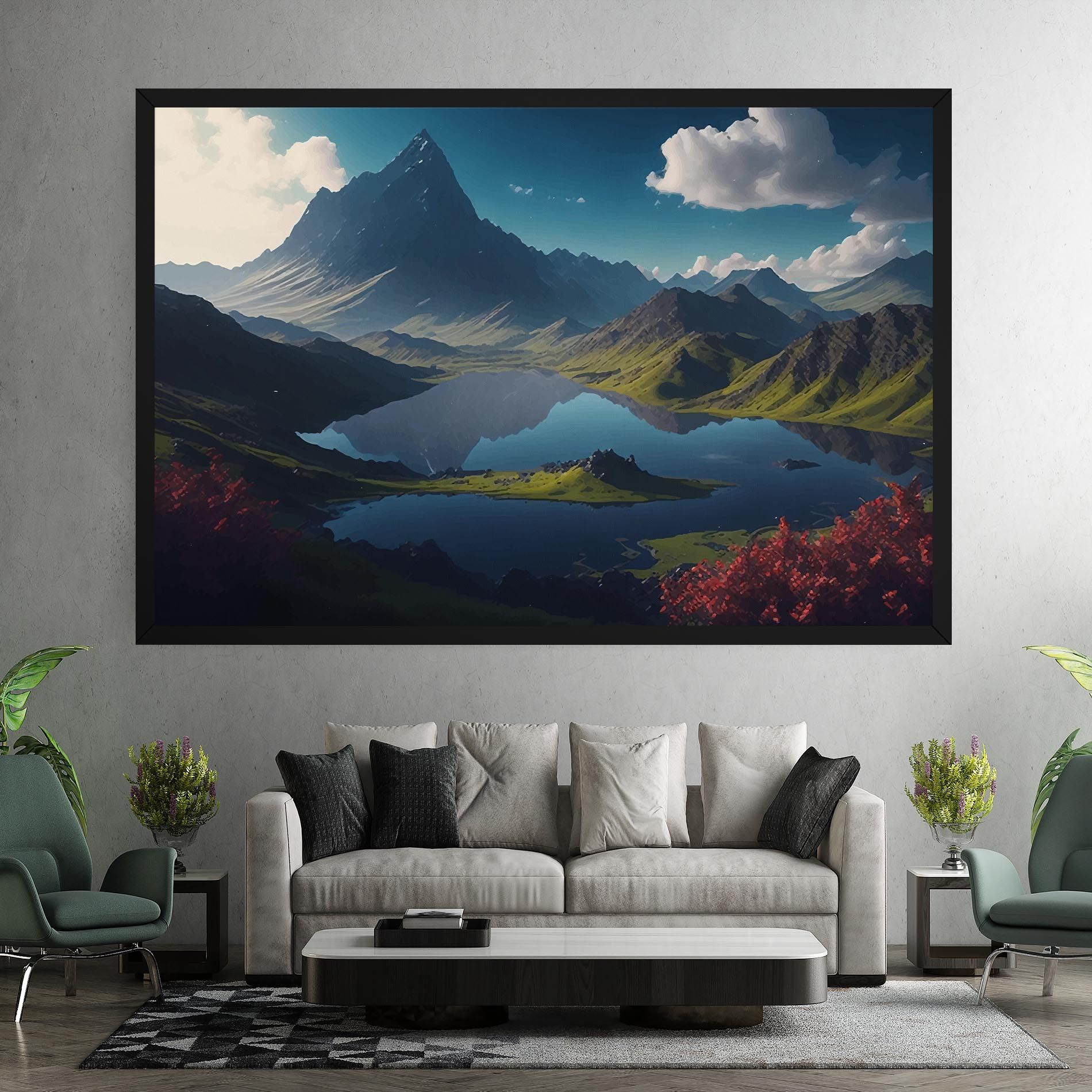 Red Flower Lake mockup 7