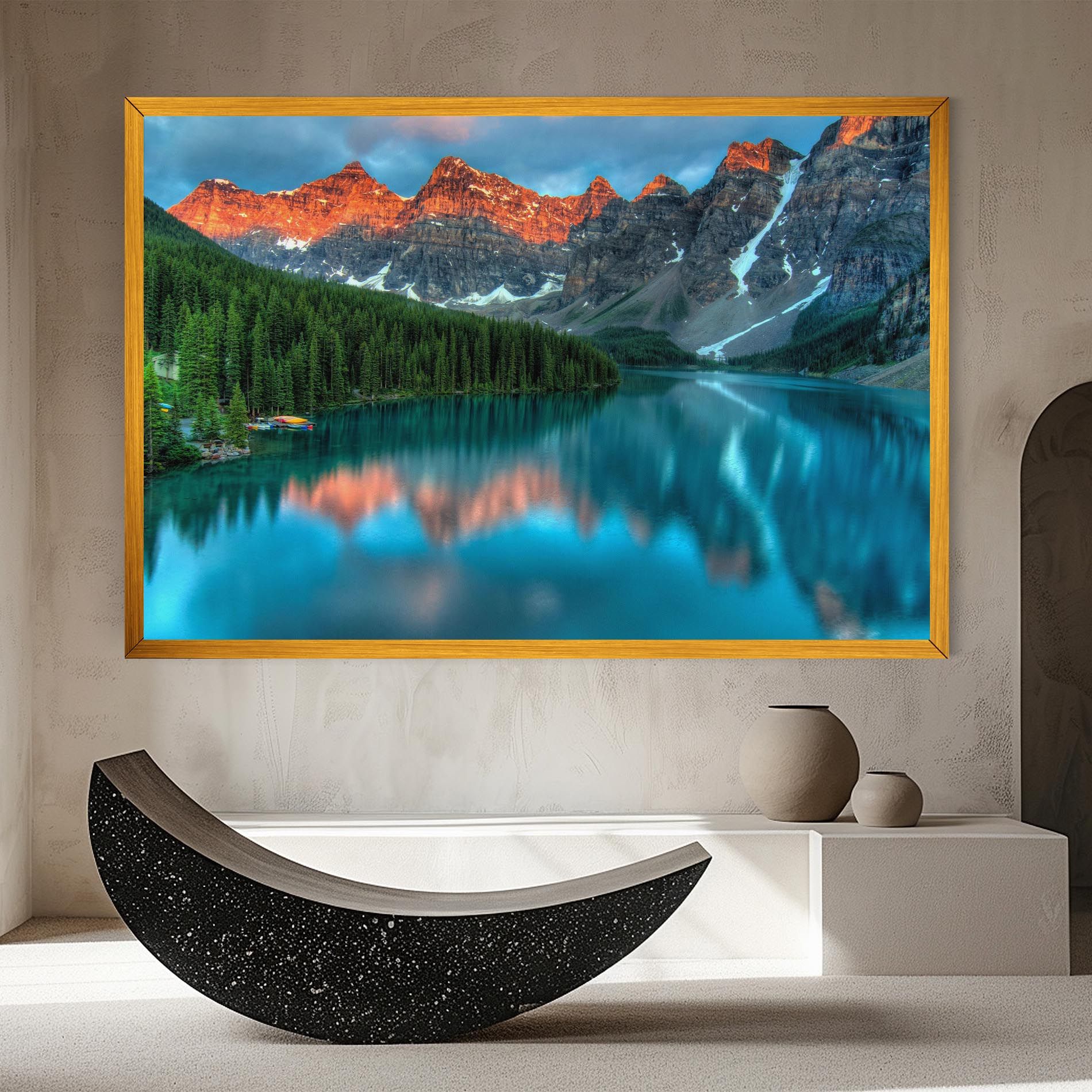 Beautiful Blue Lake mockup 8