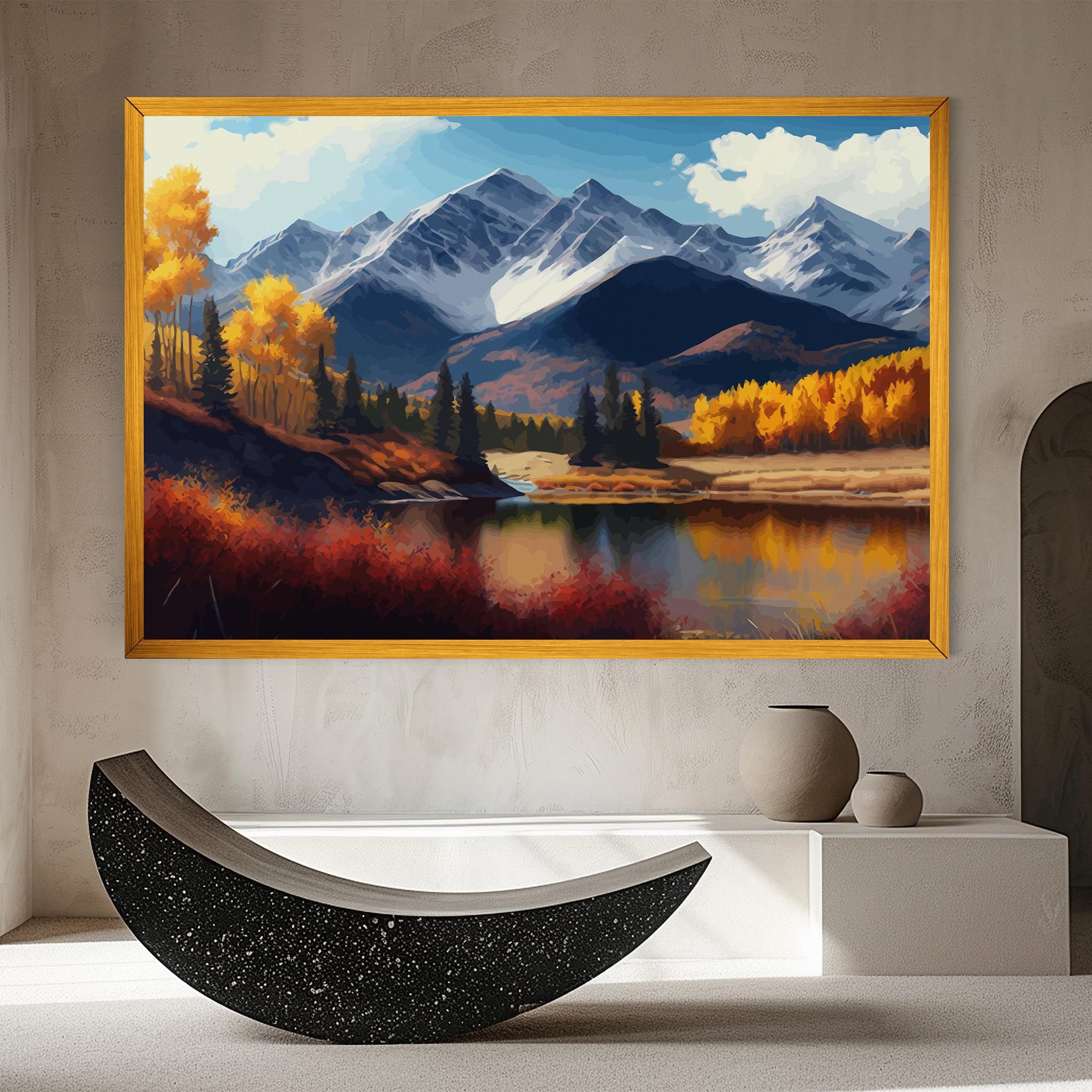 Lake Autumn View mockup 8