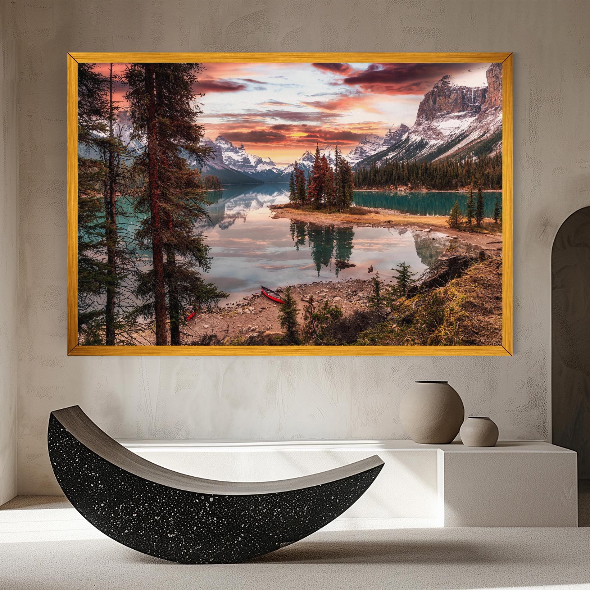 Sunset Lake View mockup 8