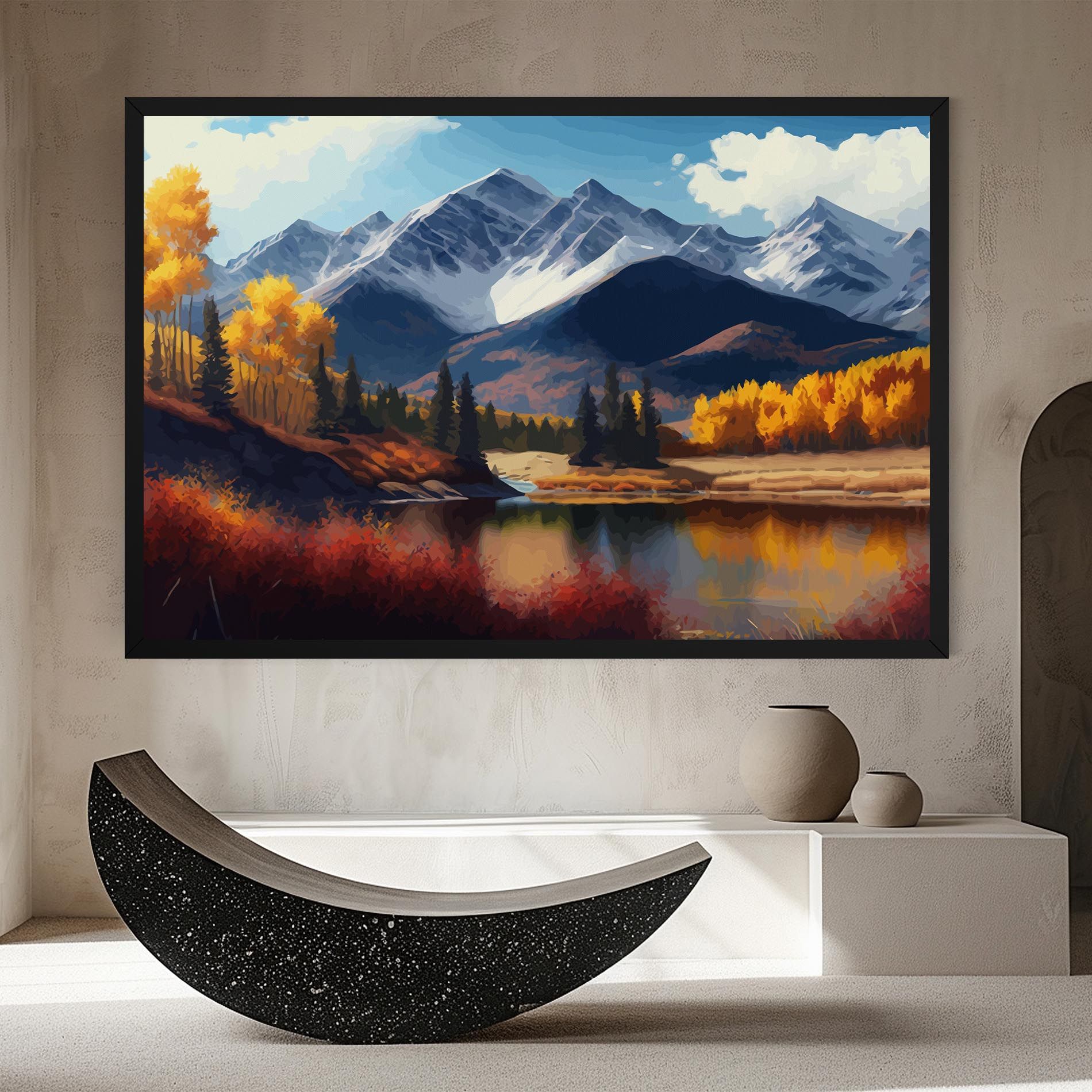 Lake Autumn View mockup 8