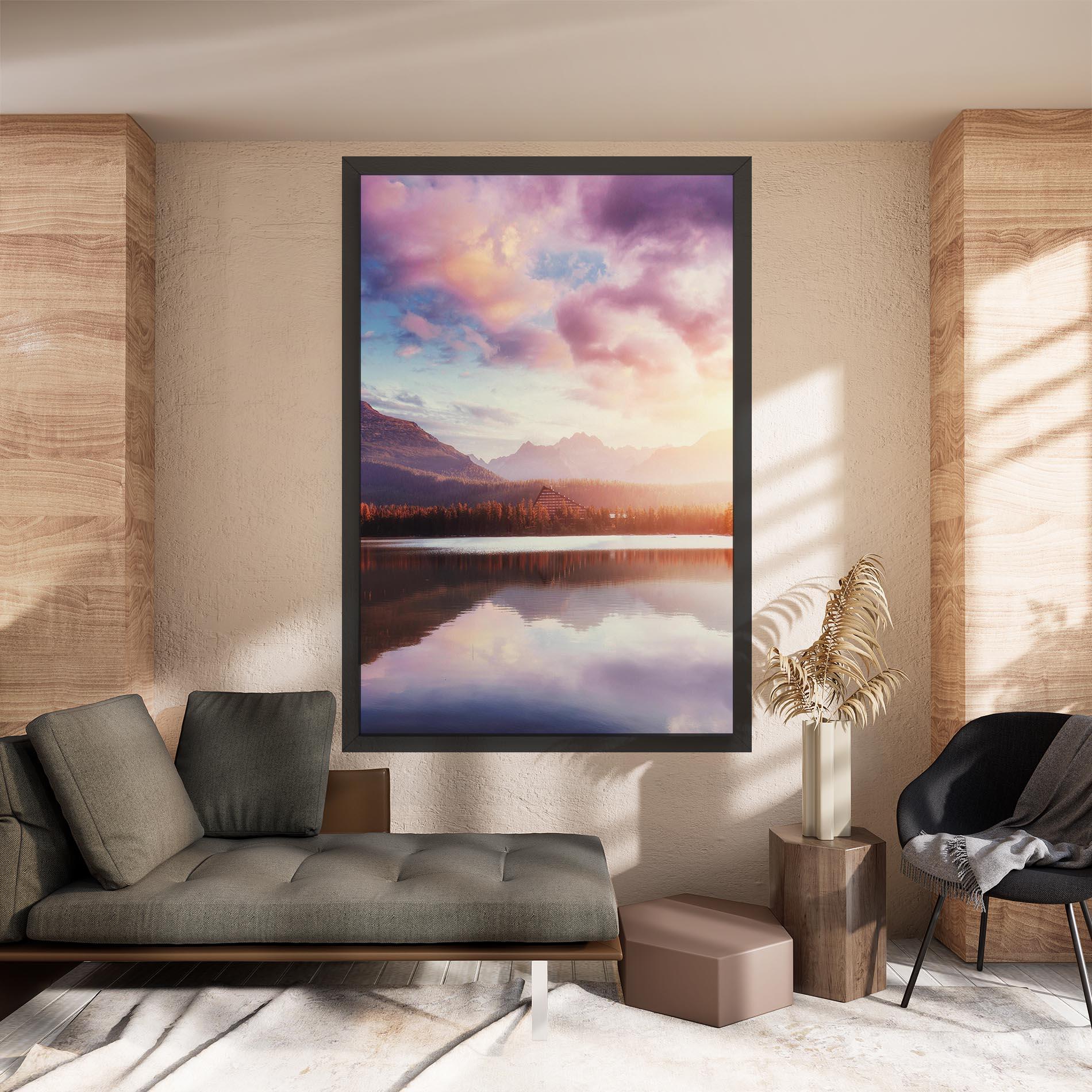 Vászonkép Orange Lake Light mockup 8