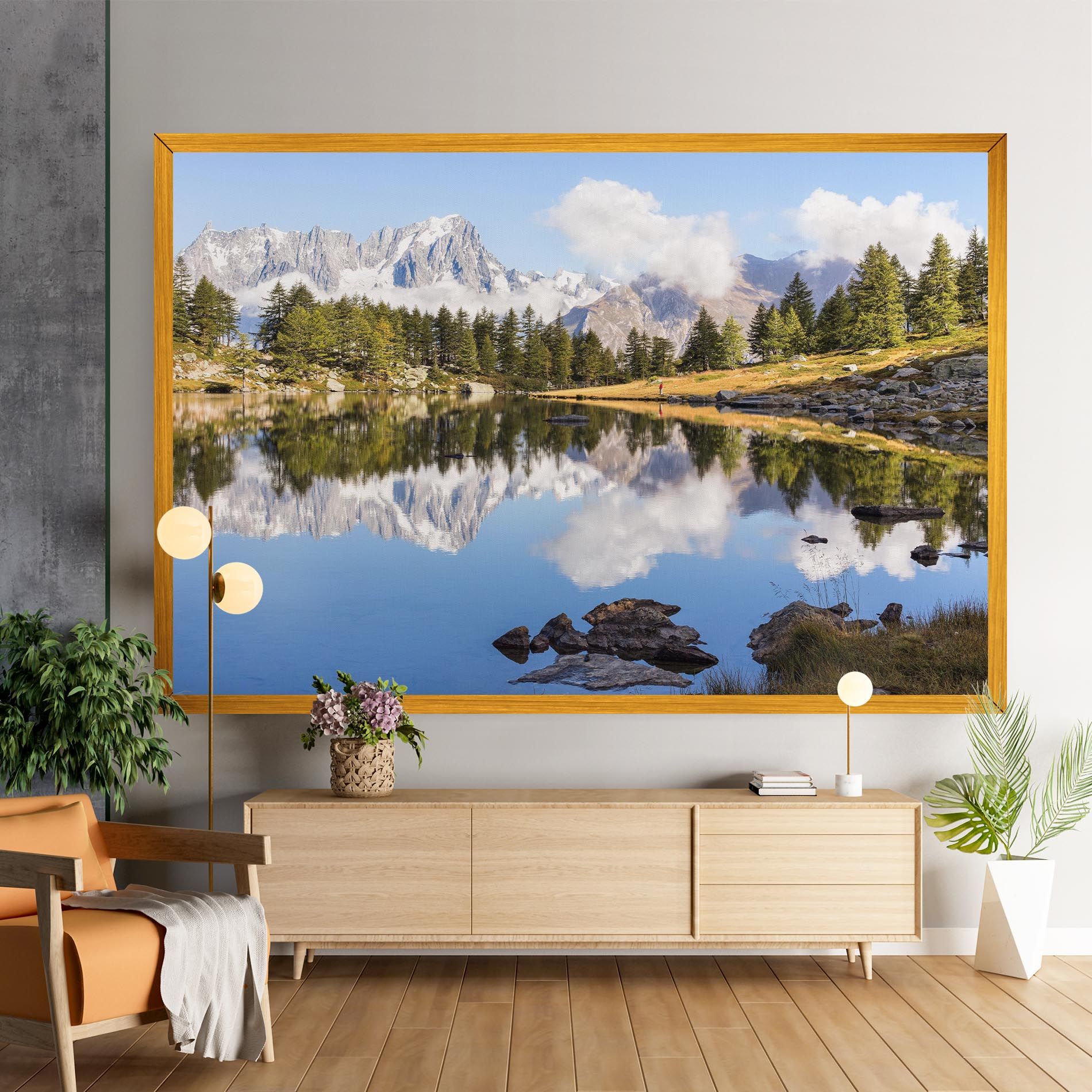 Mountain Reflection mockup 9