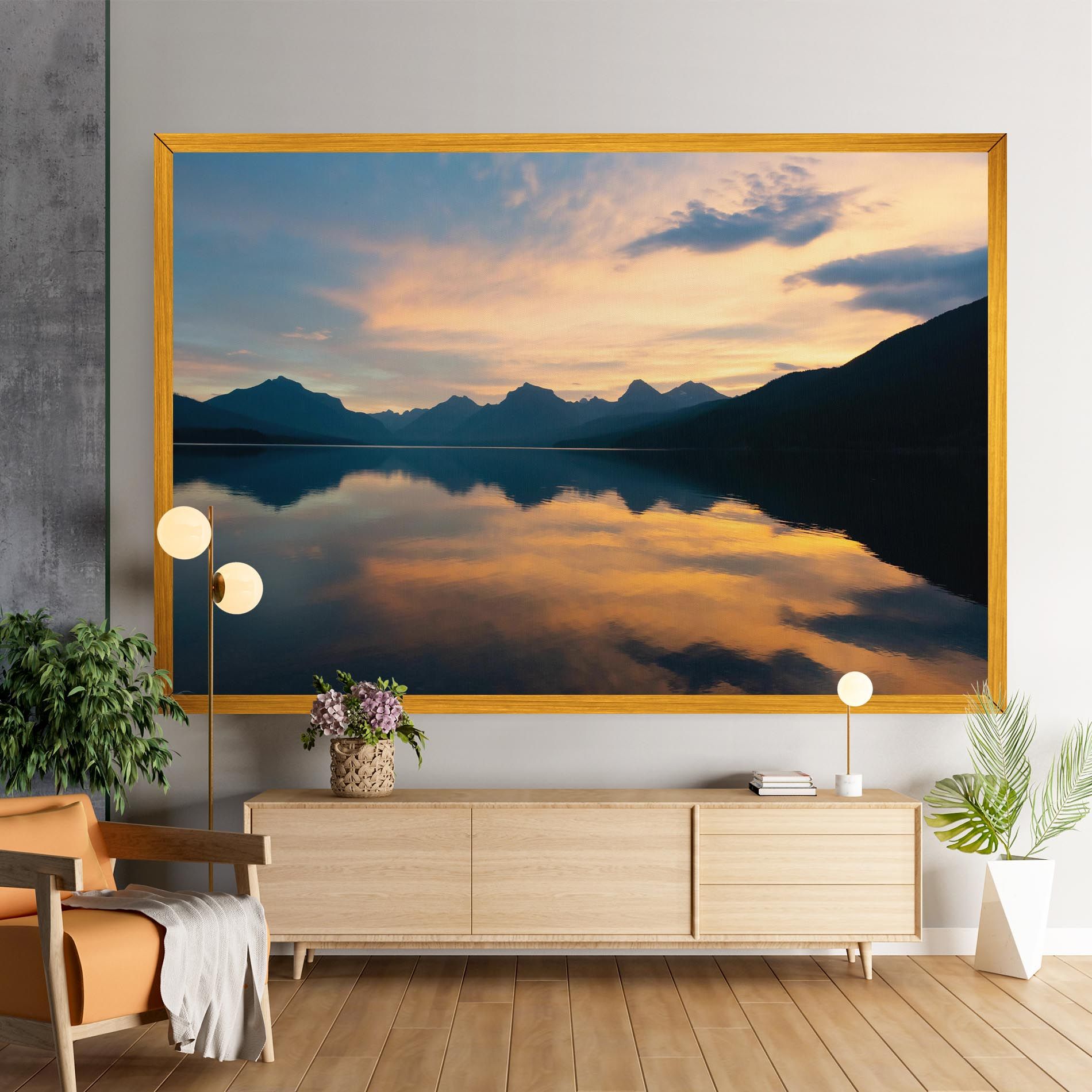 Orange Light Lake mockup 9