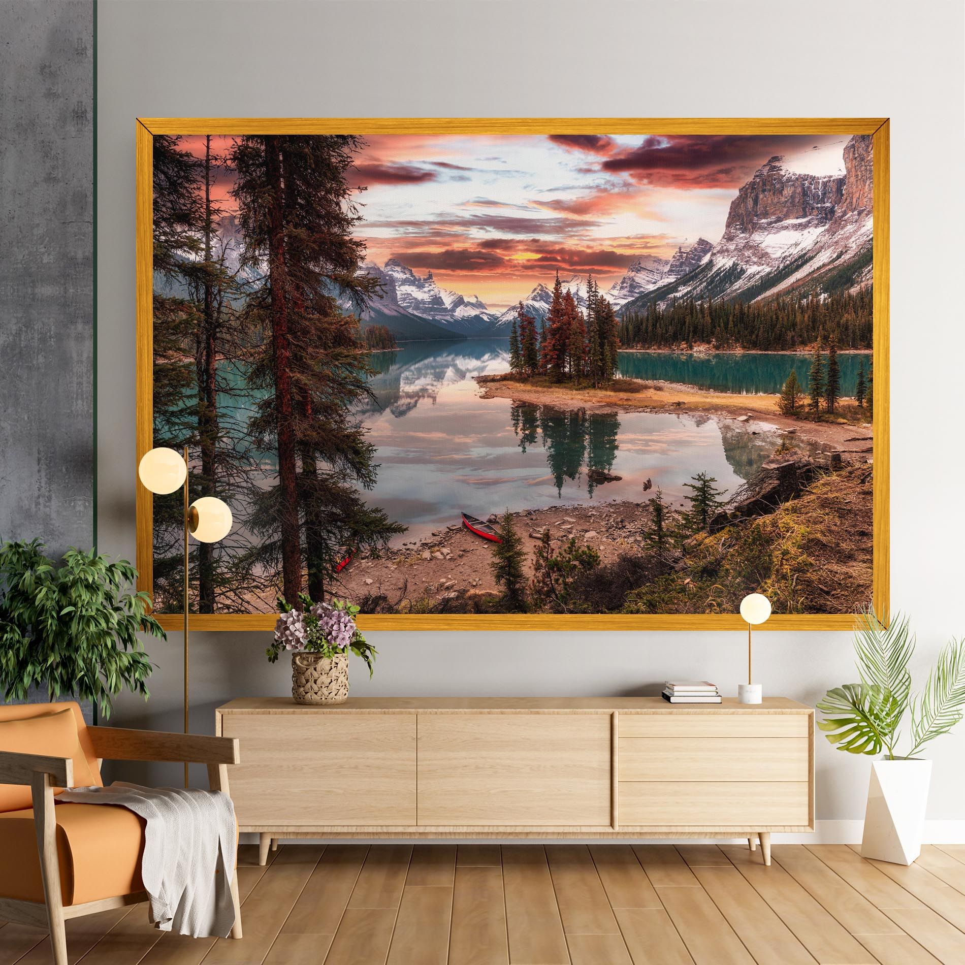 Sunset Lake View mockup 9