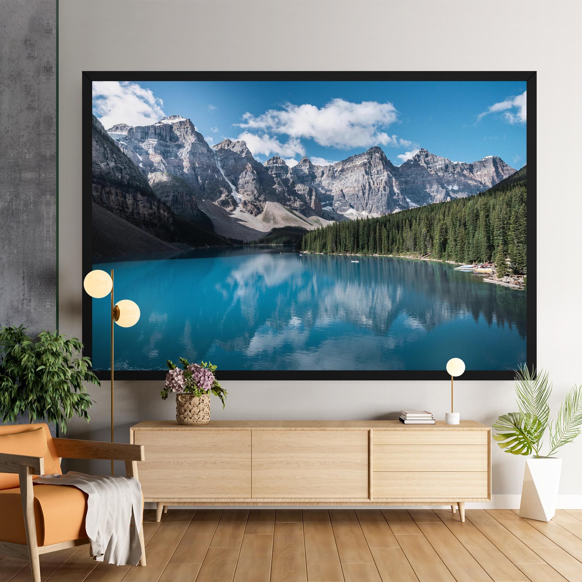 Beautiful Lake Canada mockup 9