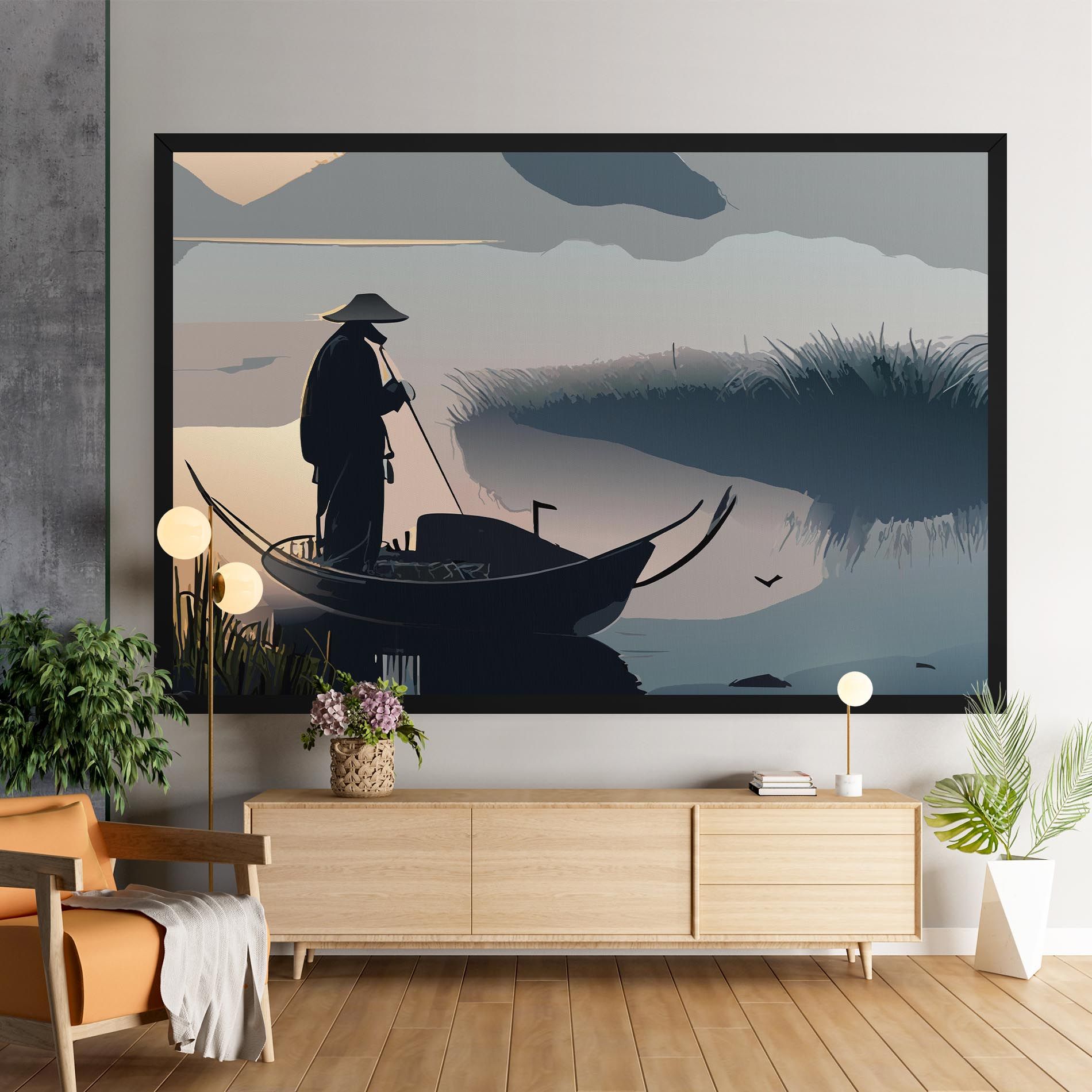 Japan Lake Man mockup 9