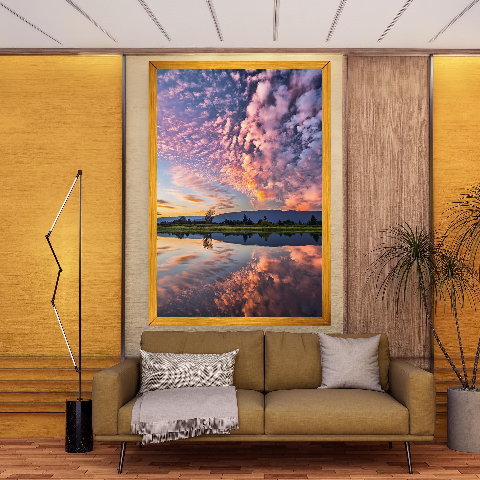 Vászonkép Beautiful Sky mockup 9